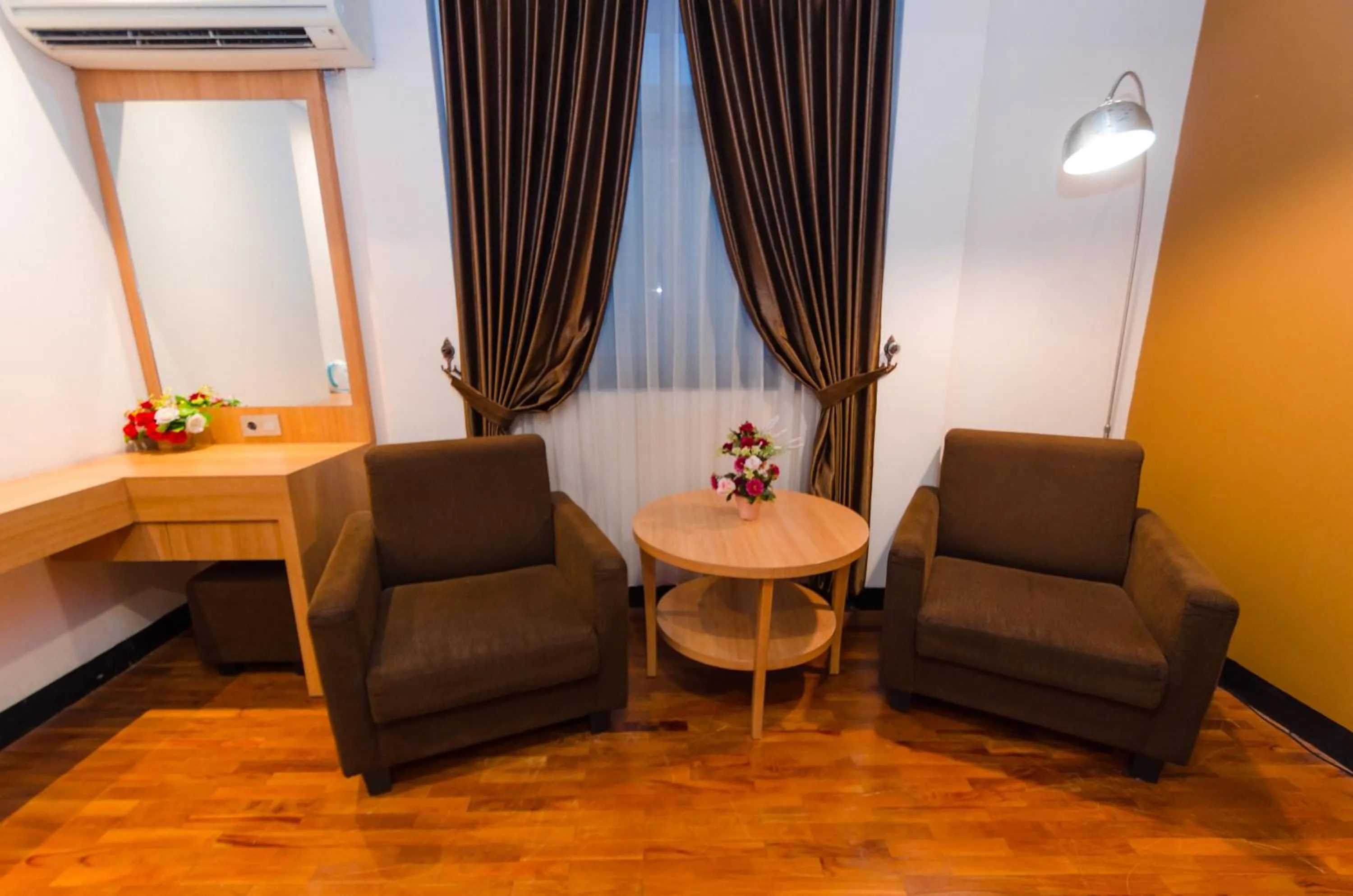 Seating area in Graha Widya Bhakti at STIESIA Surabaya