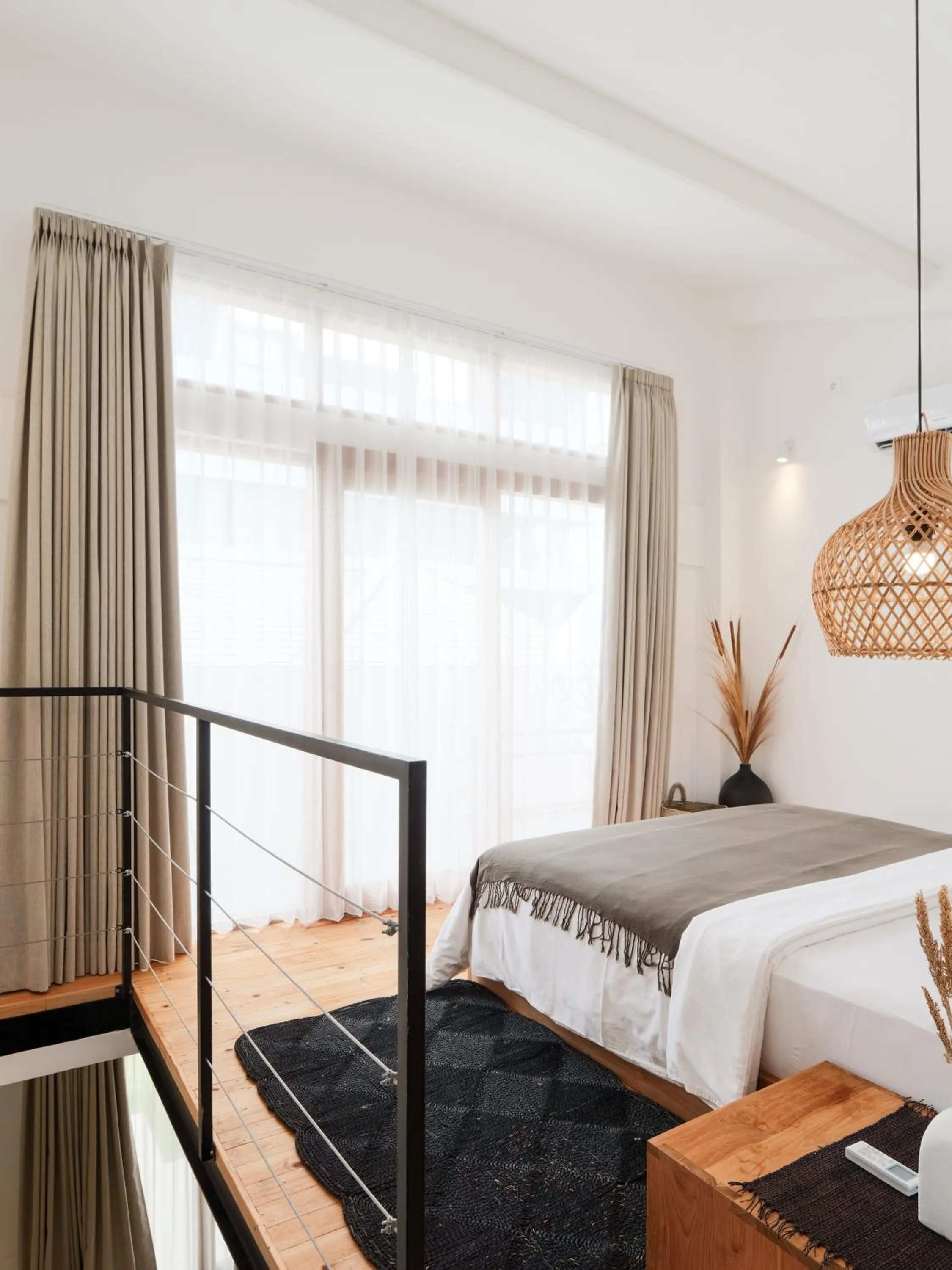 Bed in Berawa Village Suite