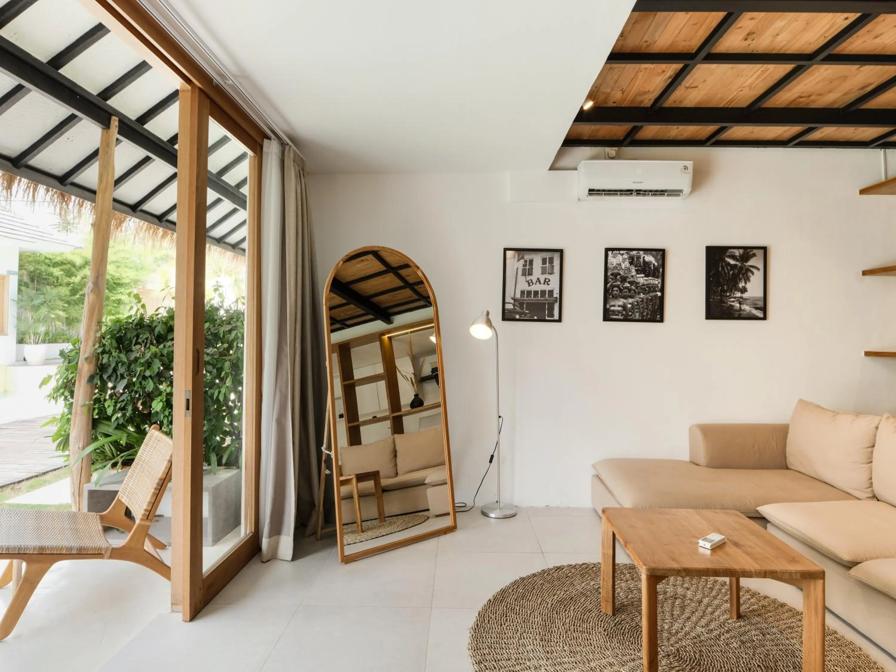 Living room in Berawa Village Suite