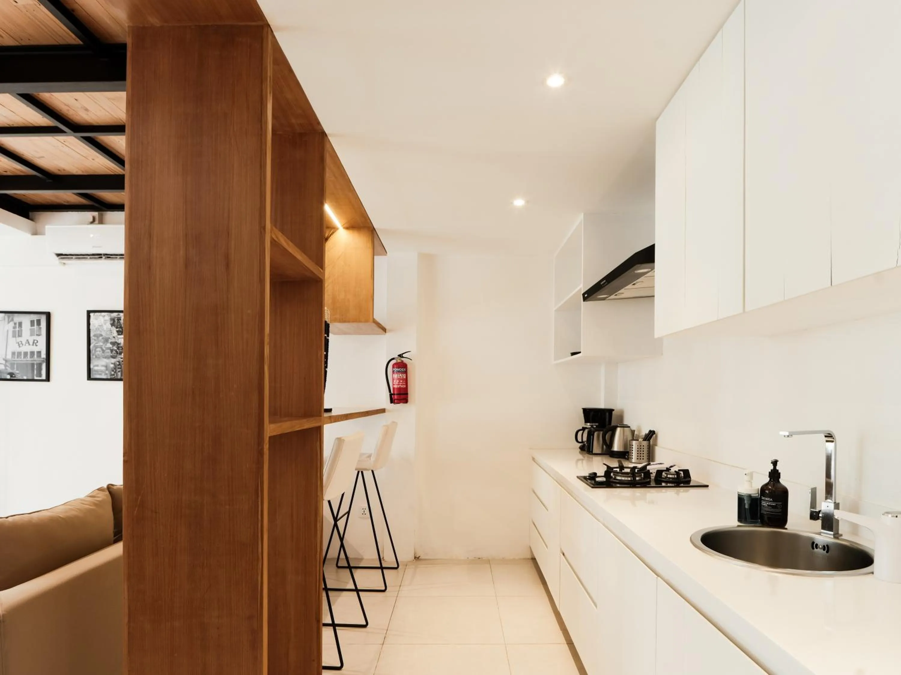 Kitchen or kitchenette in Berawa Village Suite