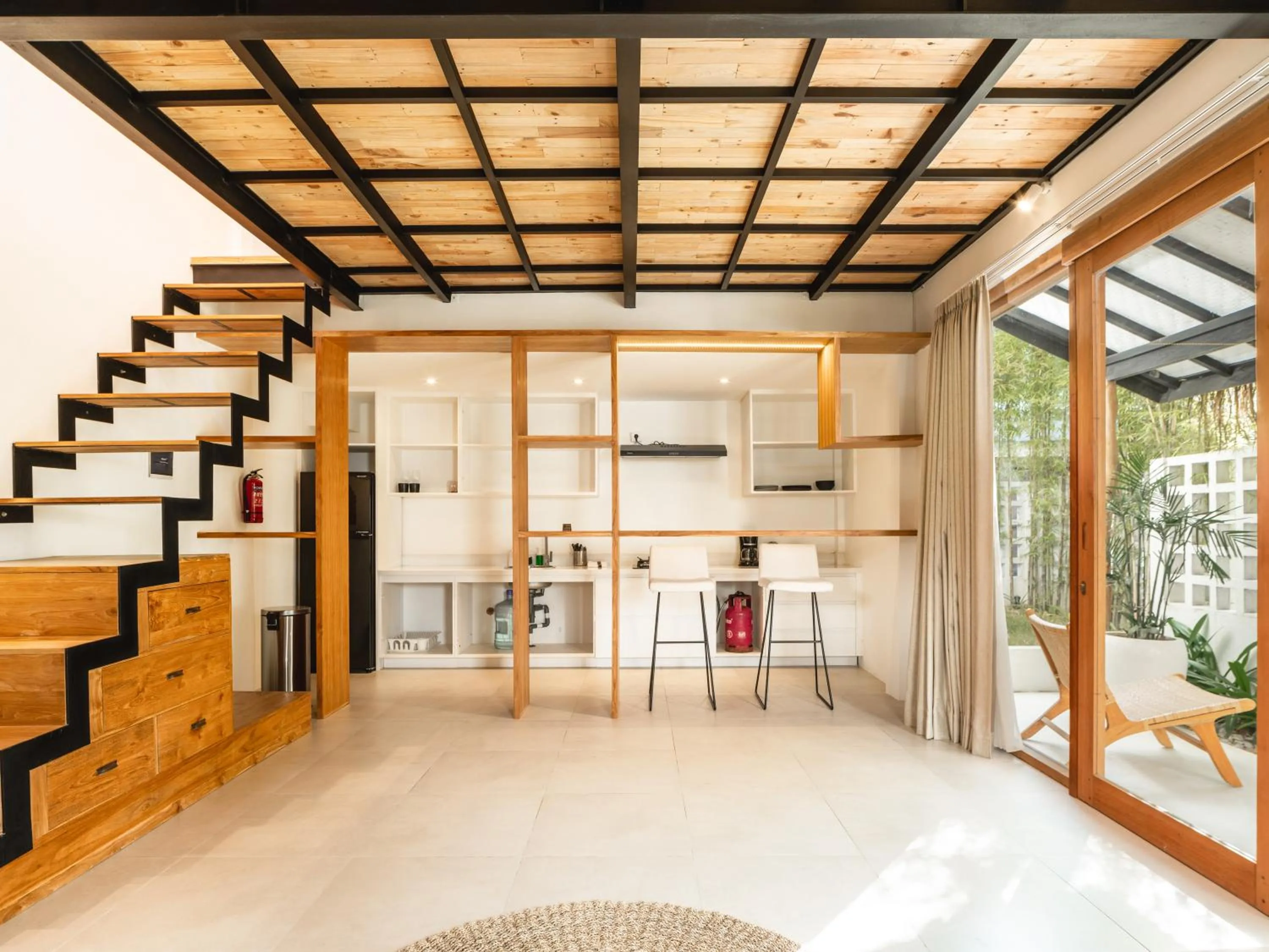 Kitchen or kitchenette in Berawa Village Suite