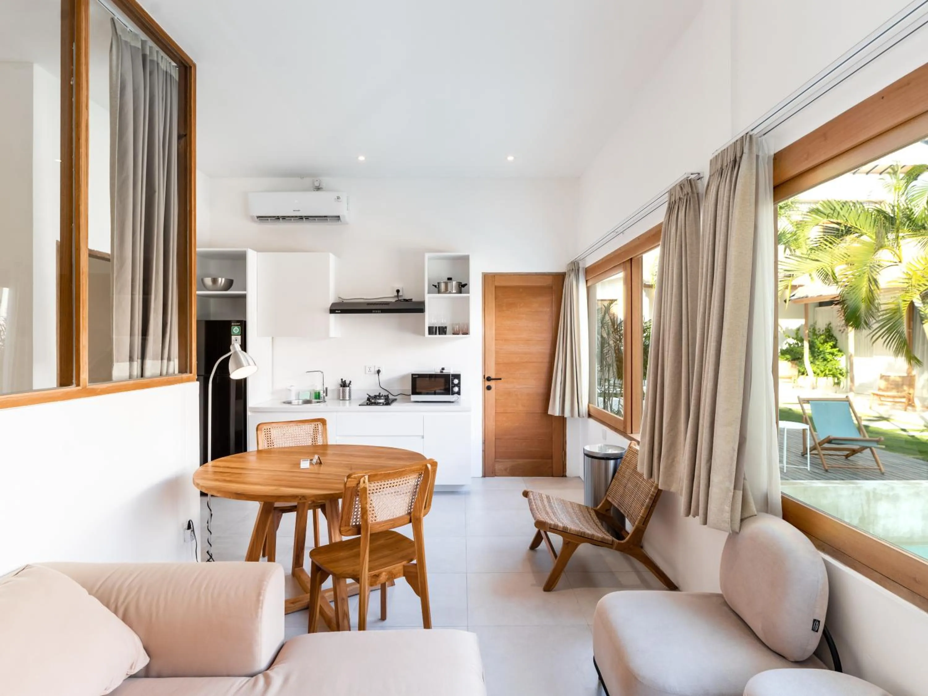 Kitchen or kitchenette in Berawa Village Suite