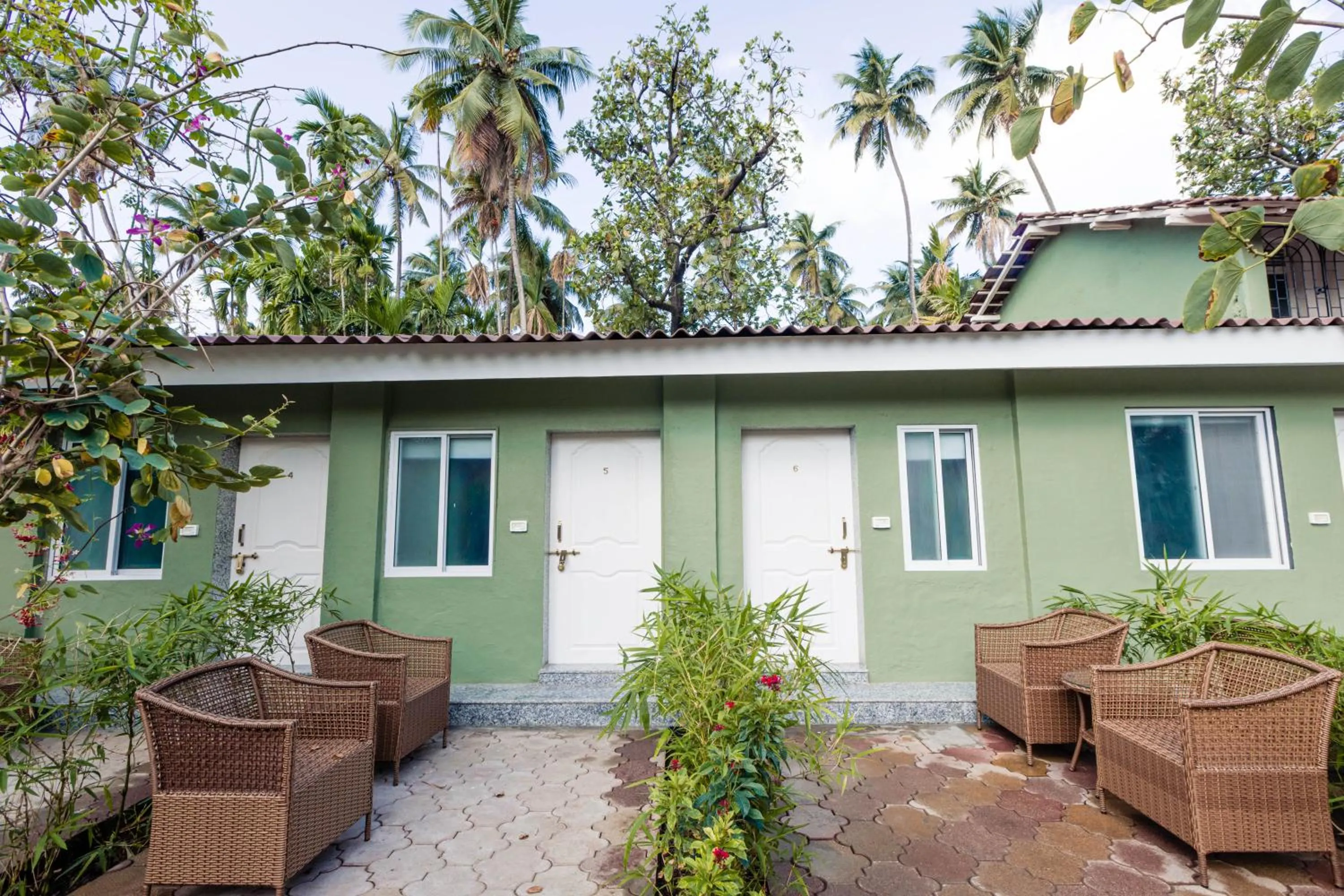 Garden view in Oceanature Alibaug