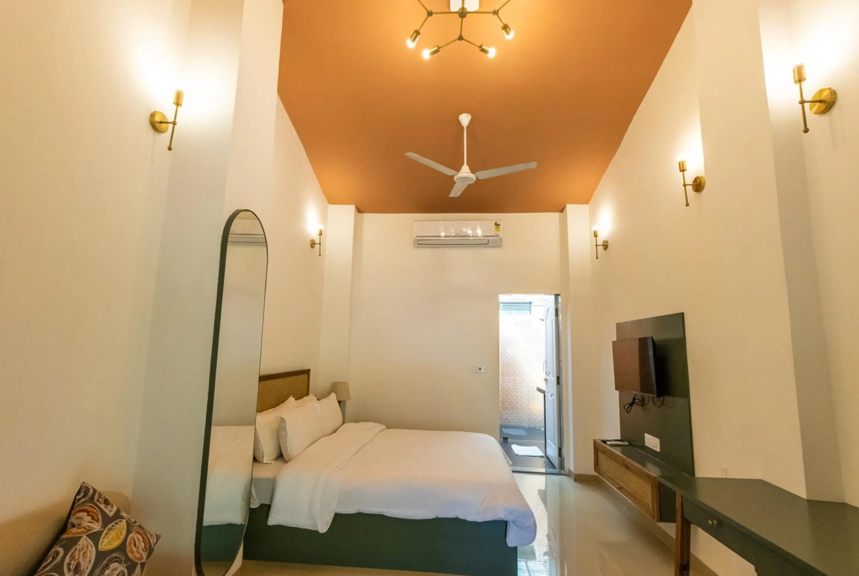 Bedroom, Bed in Oceanature Alibaug