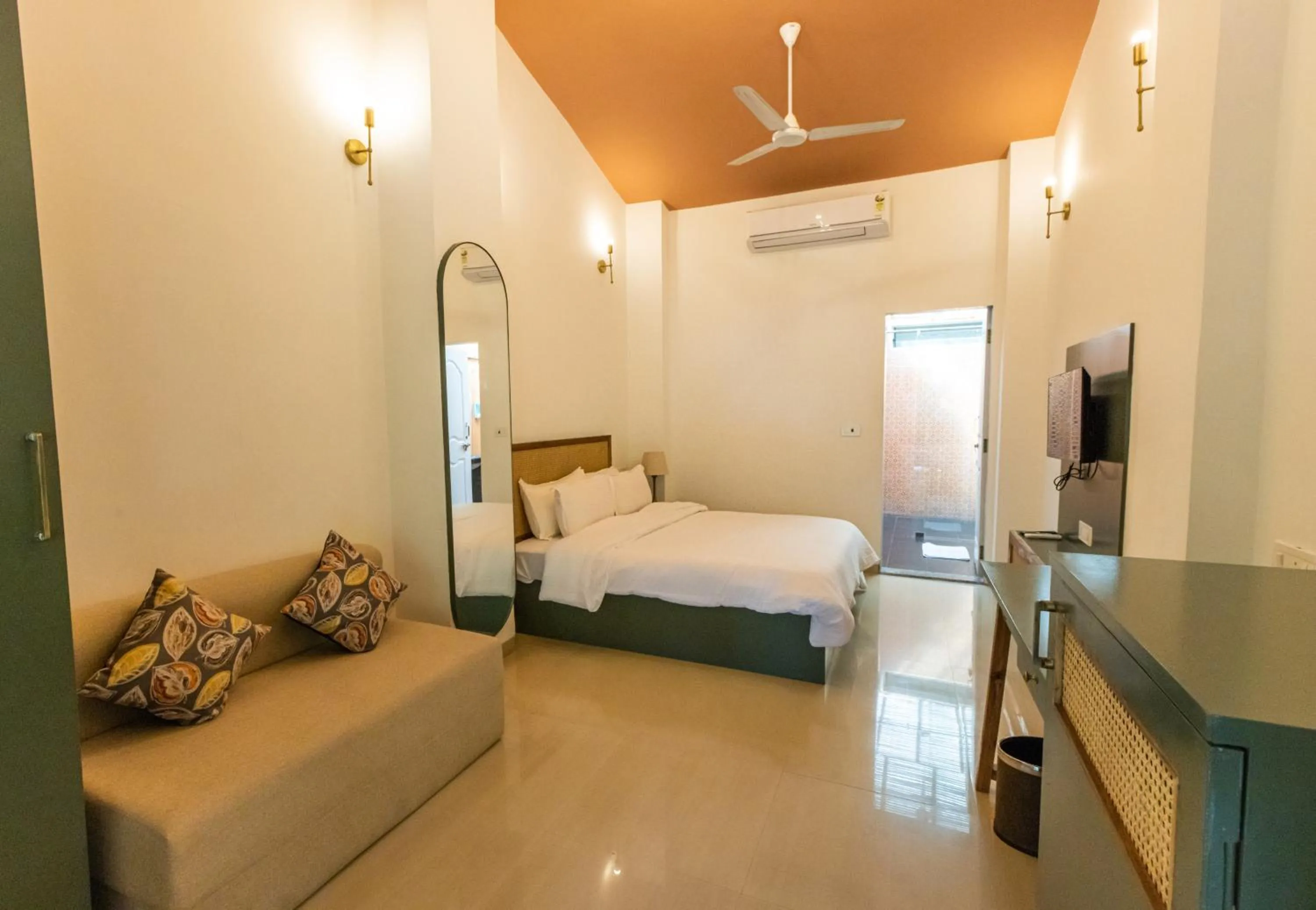 Bedroom, Bed in Oceanature Alibaug