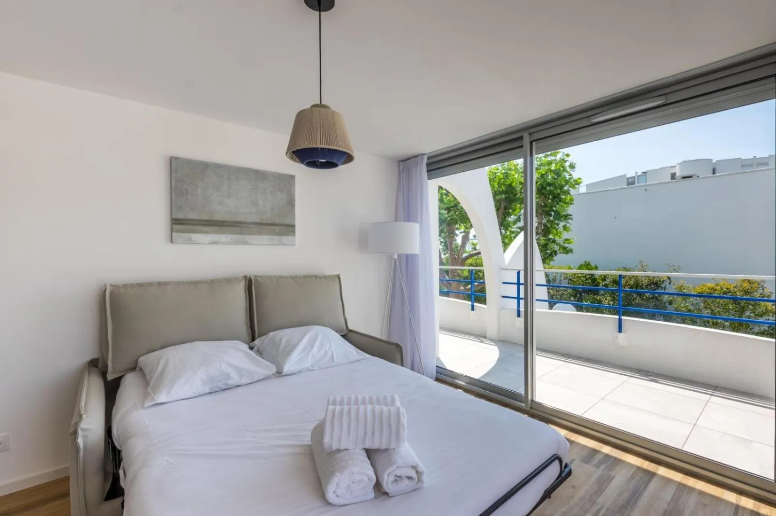 Bed in MY Hôtel Résidences - La Grande-Motte