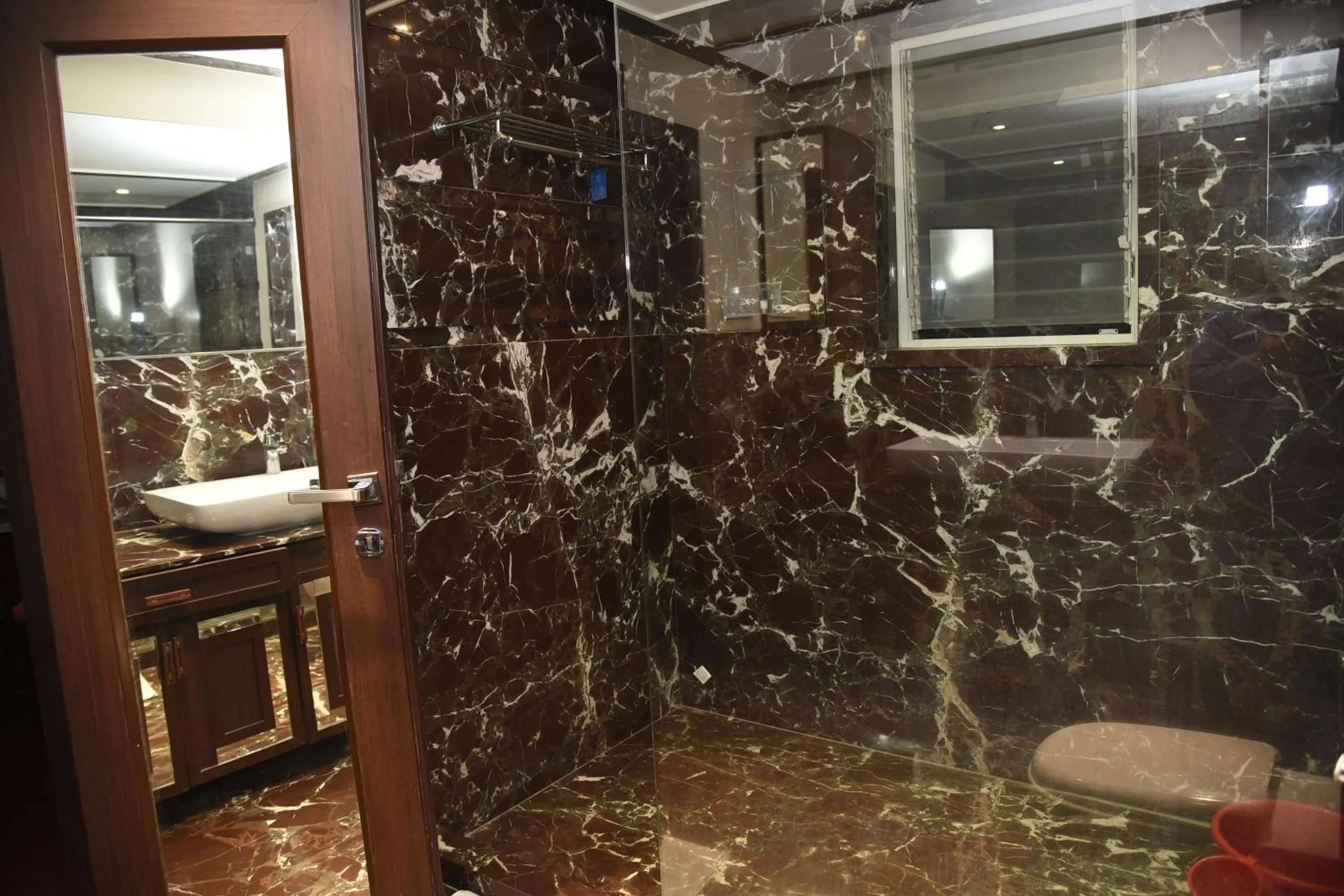 Bathroom in BelAir Suites Pune