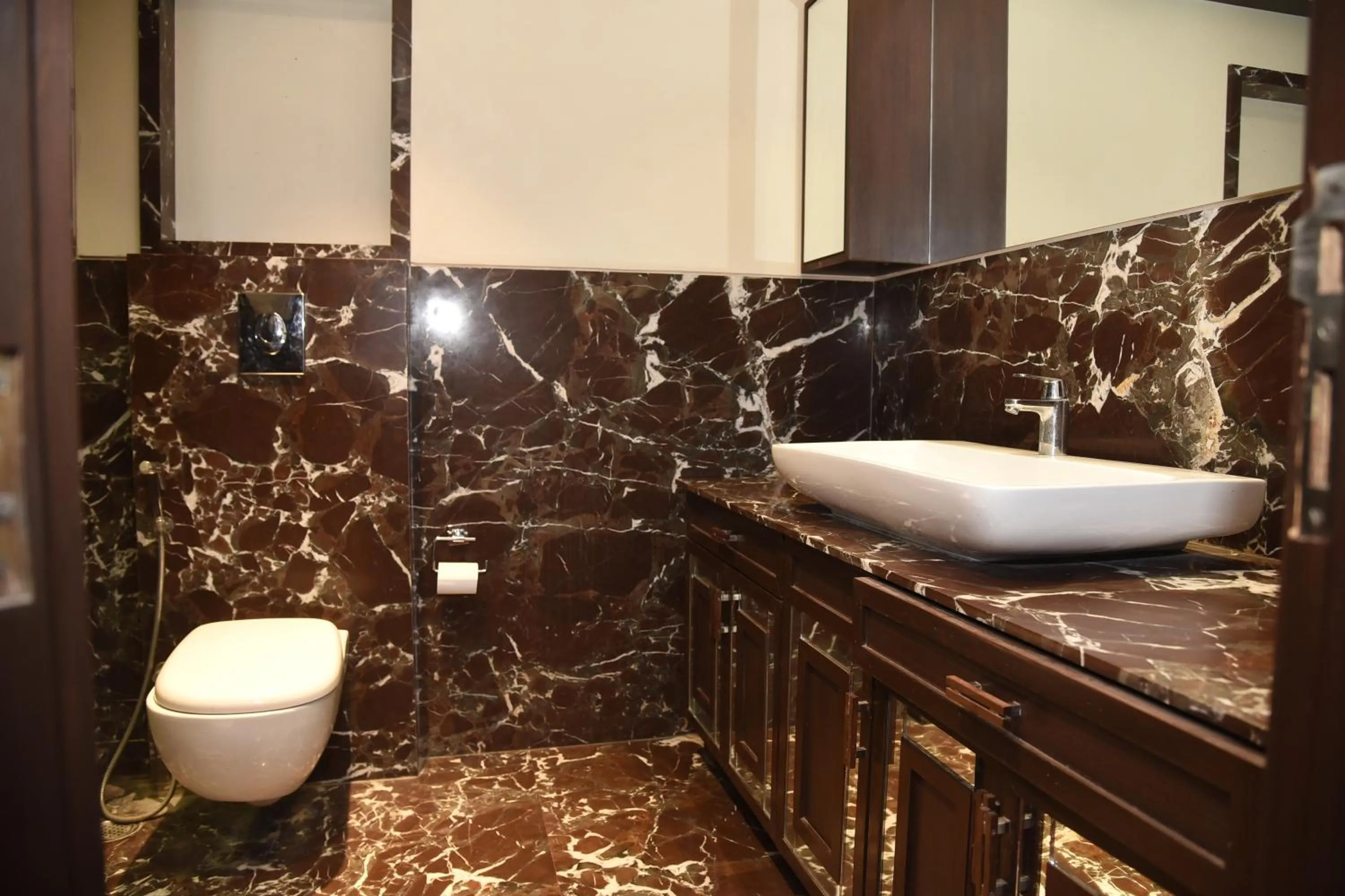Bathroom in BelAir Suites Pune