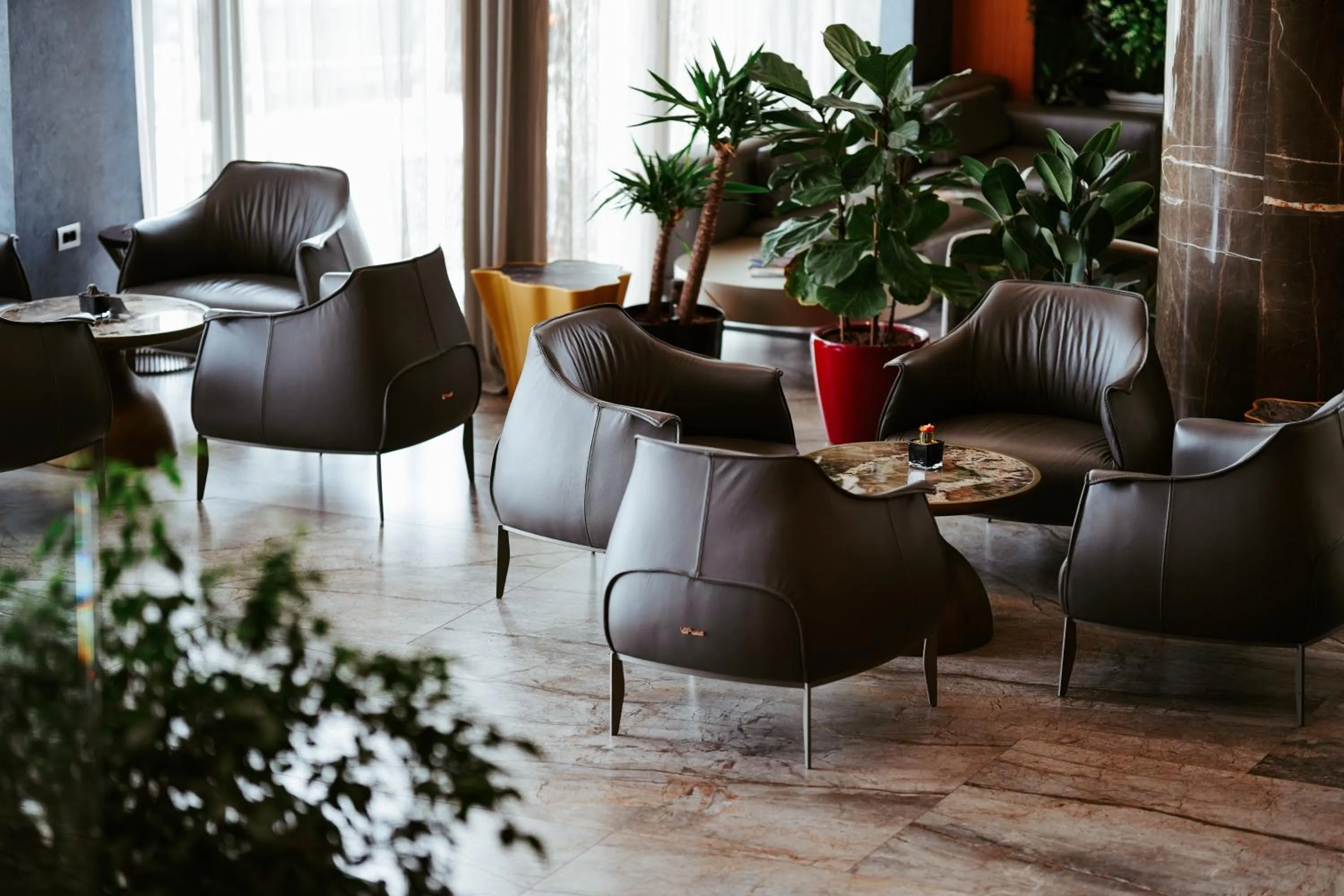 Lounge or bar in Marinaj Hotel & SPA