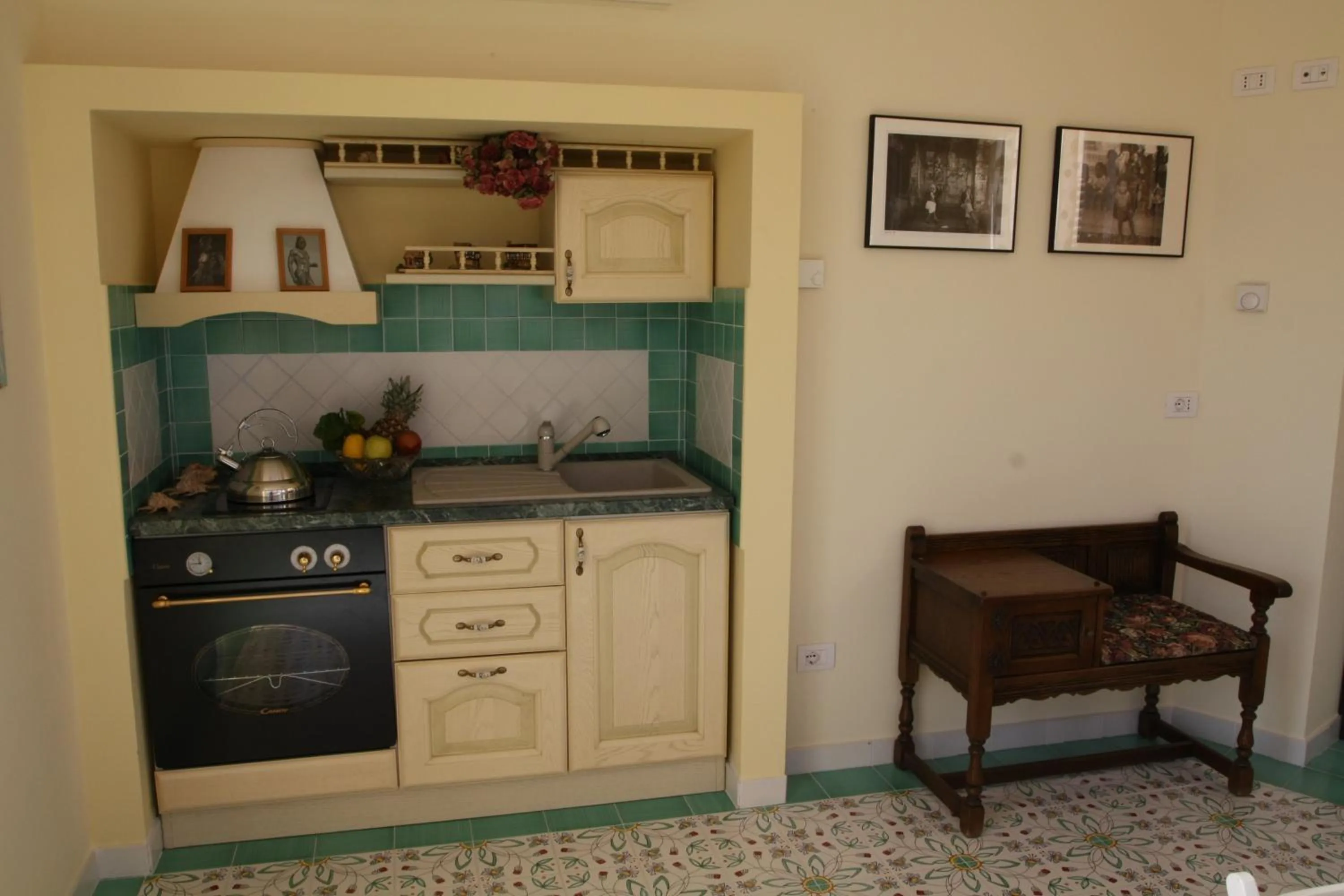 Kitchen or kitchenette in Bed and Breakfast Angolo Fiorito