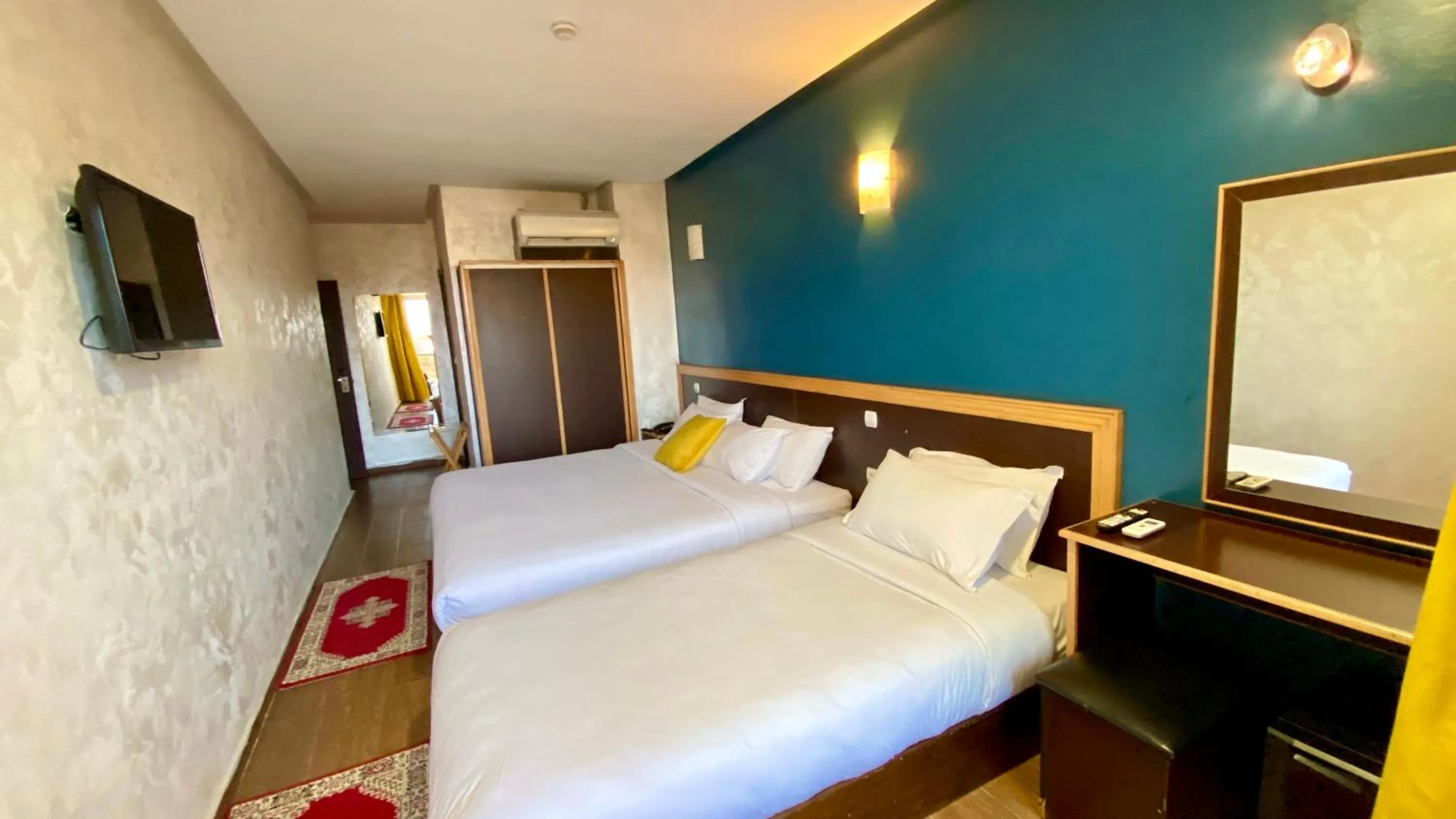 Bedroom, Bed in Hôtel Belle Vue et Spa