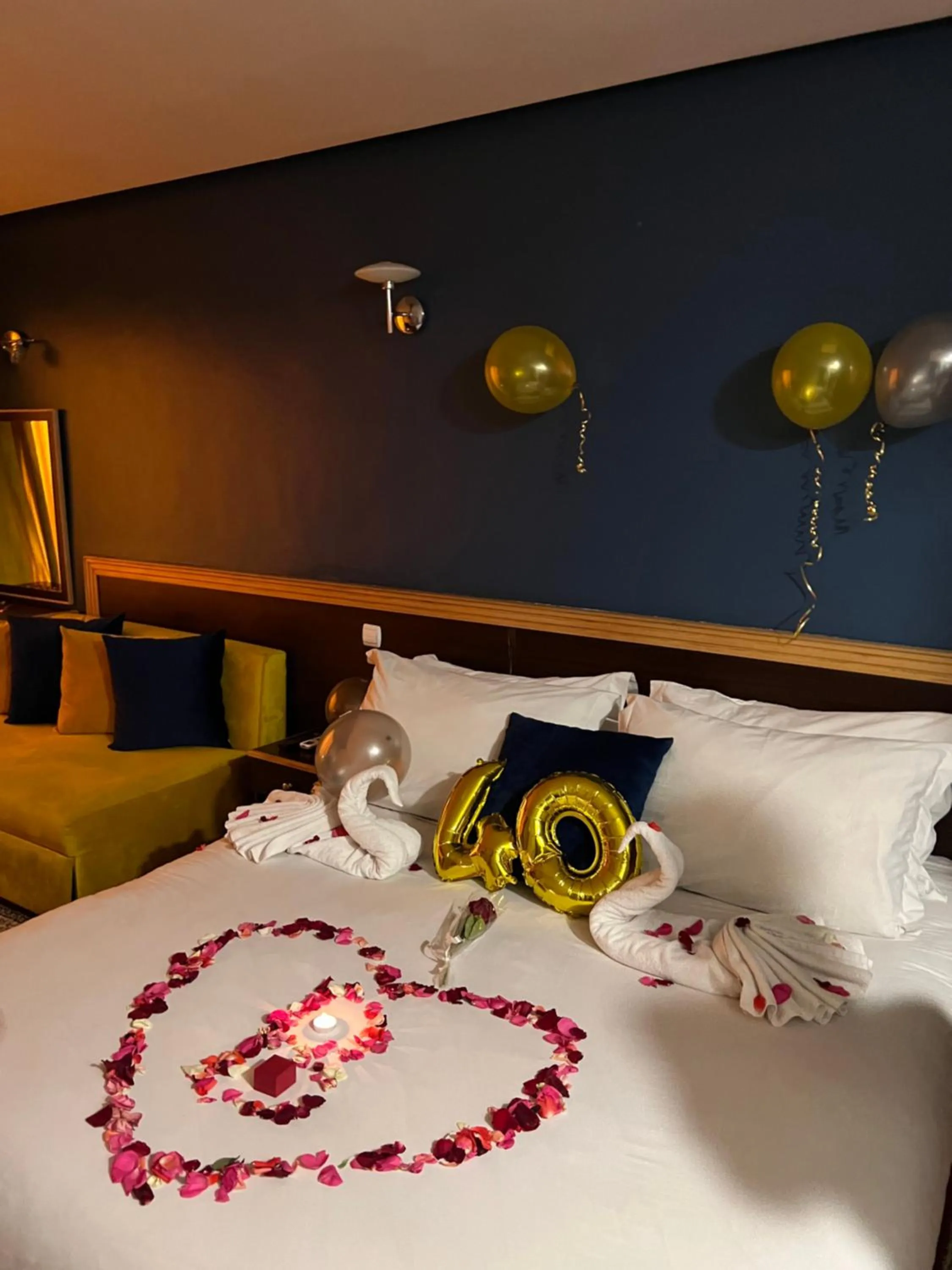 Bed in Hôtel Belle Vue et Spa