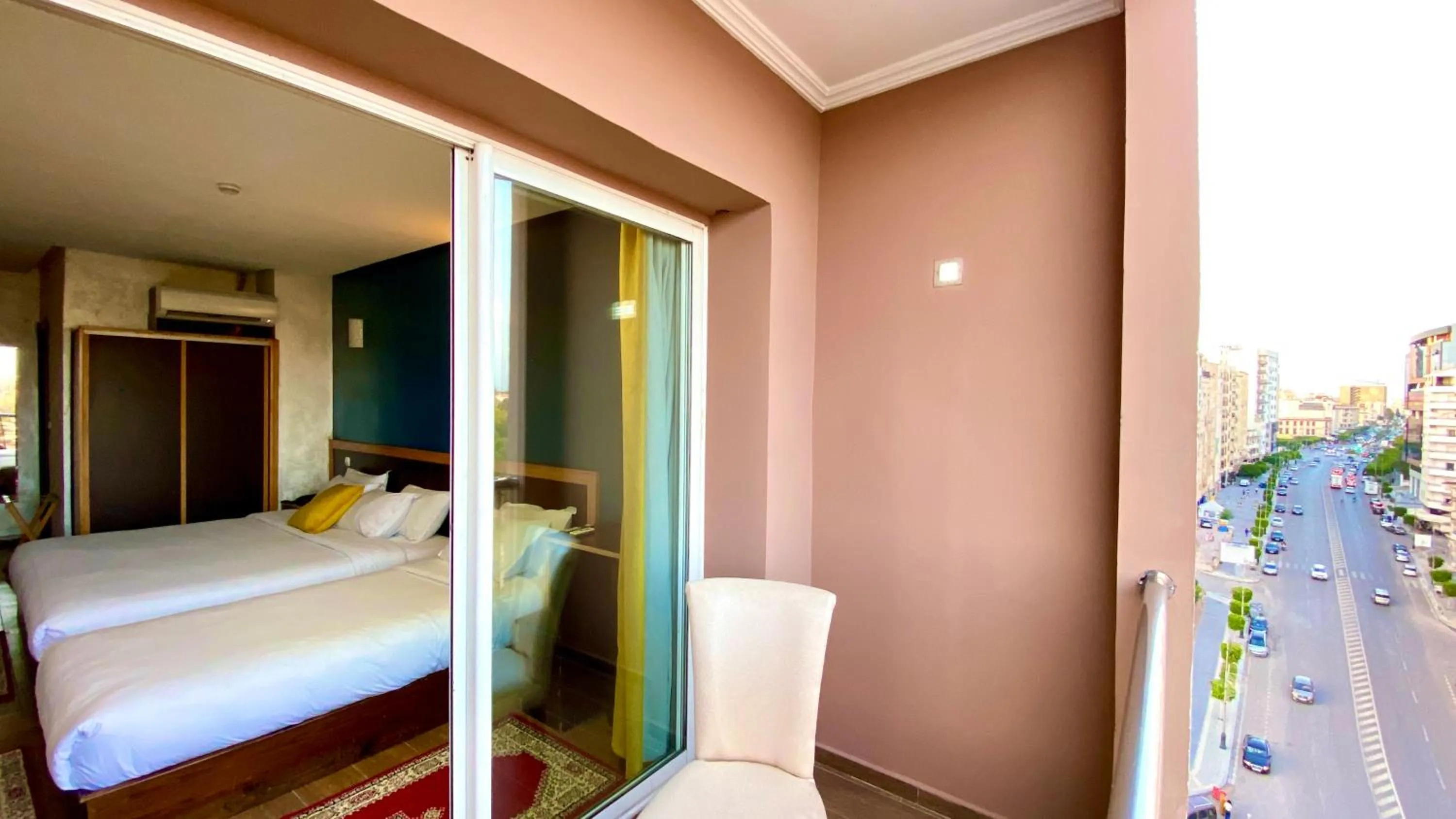 Bedroom, Bed in Hôtel Belle Vue et Spa