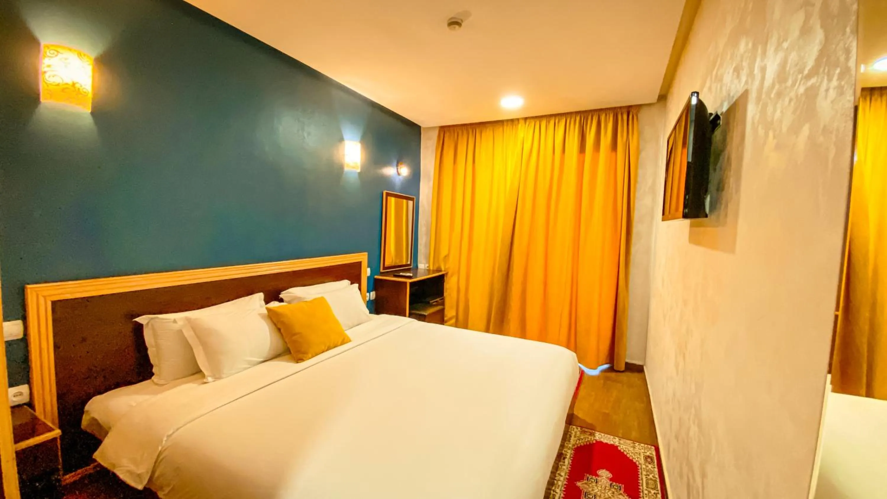 Bedroom, Bed in Hôtel Belle Vue et Spa