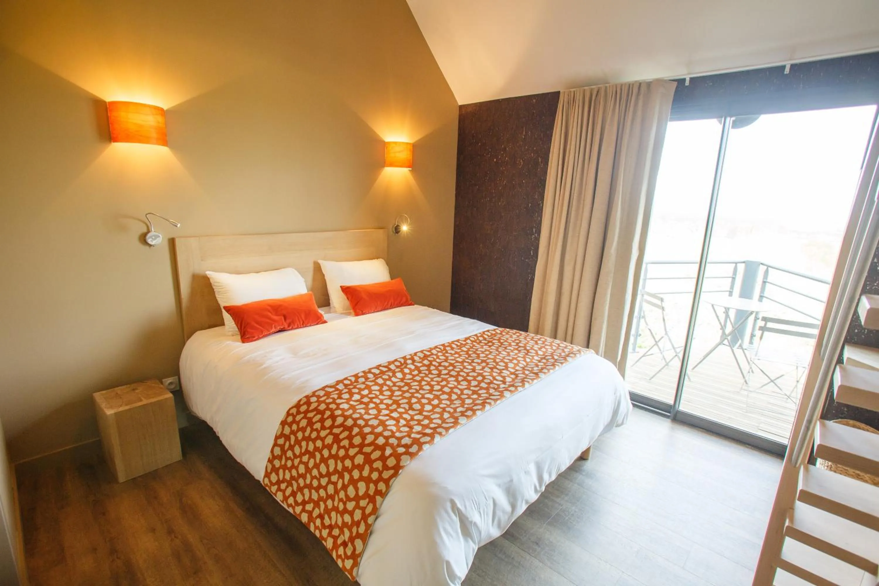 Photo of the whole room, Bed in LOGIS Hôtel-restaurant IMAGO