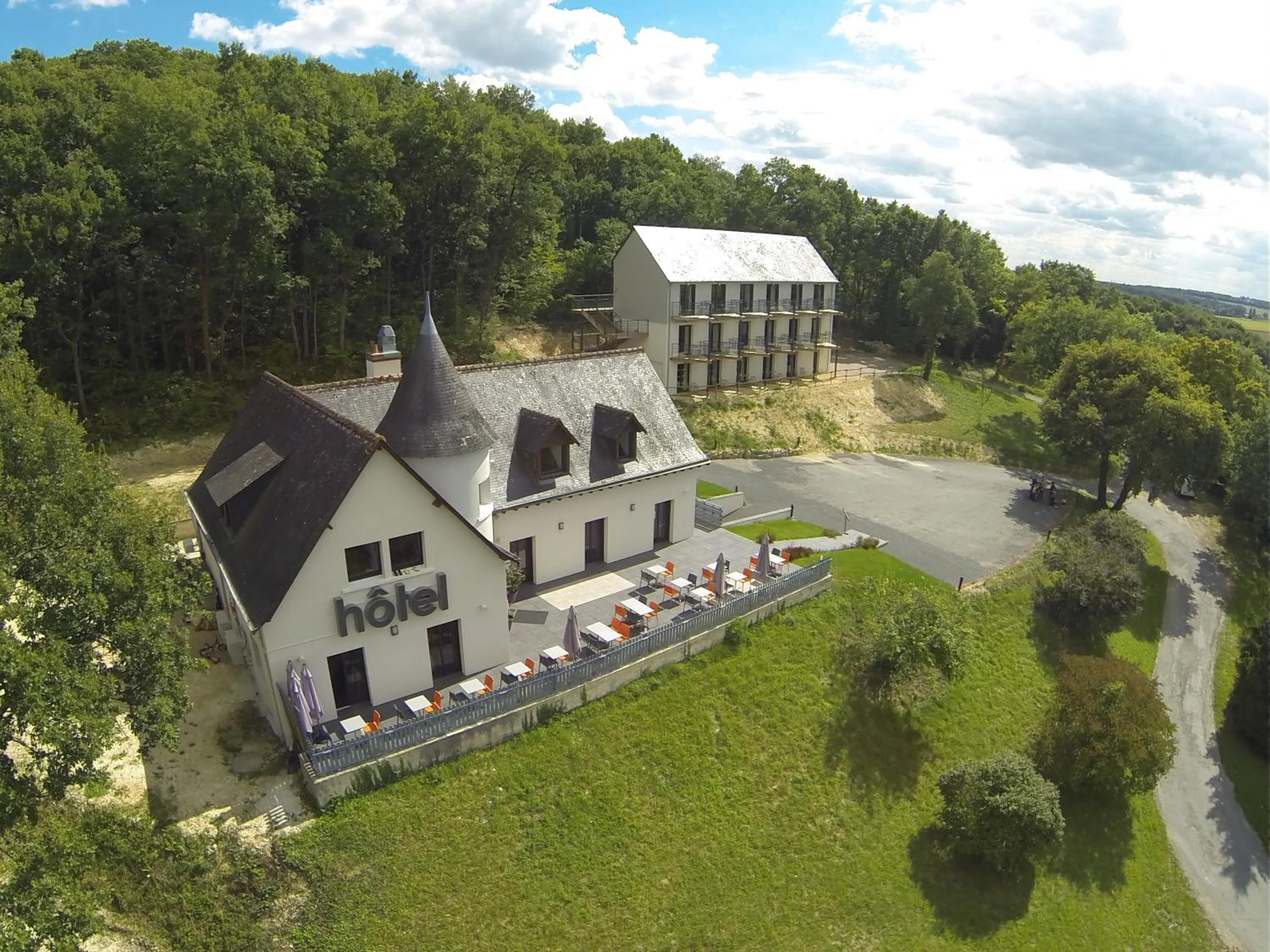 Bird's eye view in LOGIS Hôtel-restaurant IMAGO