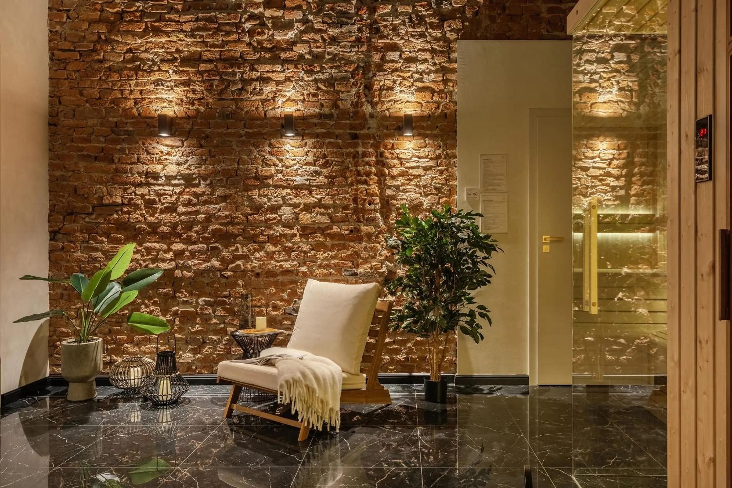 Sauna in Cu Residence - LoftAffair Spa Collection