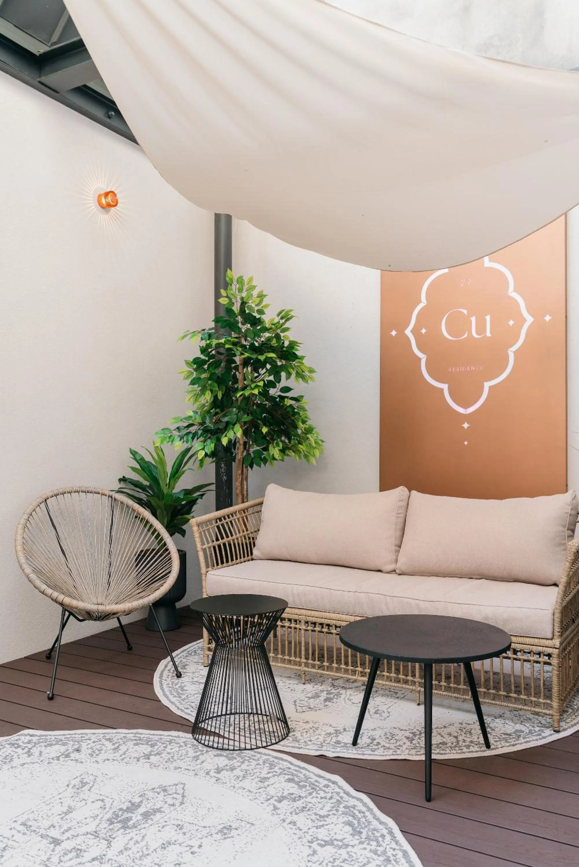 Seating area in Cu Residence - LoftAffair Spa Collection