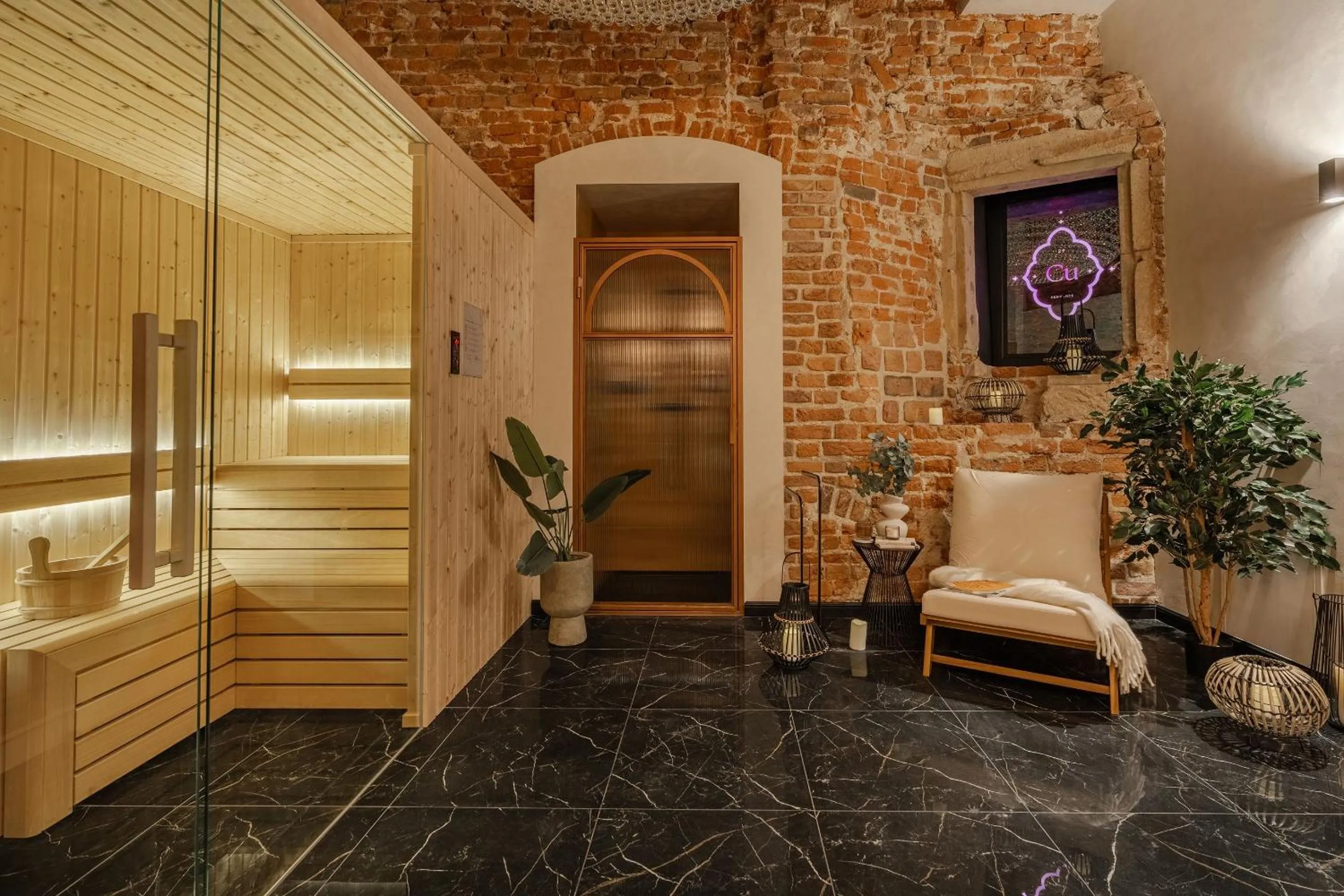 Sauna in Cu Residence - LoftAffair Spa Collection