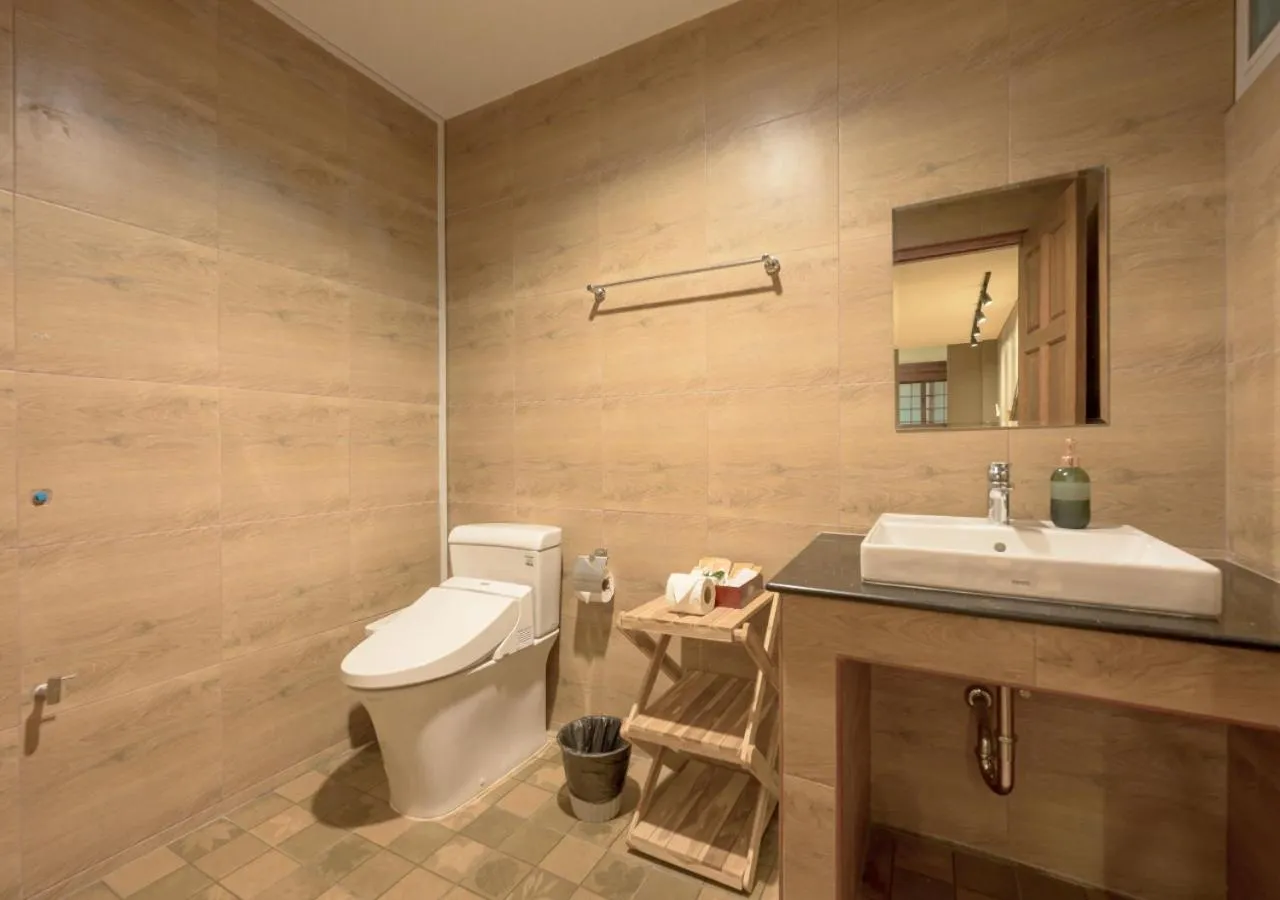 Bathroom in VANA Homestay