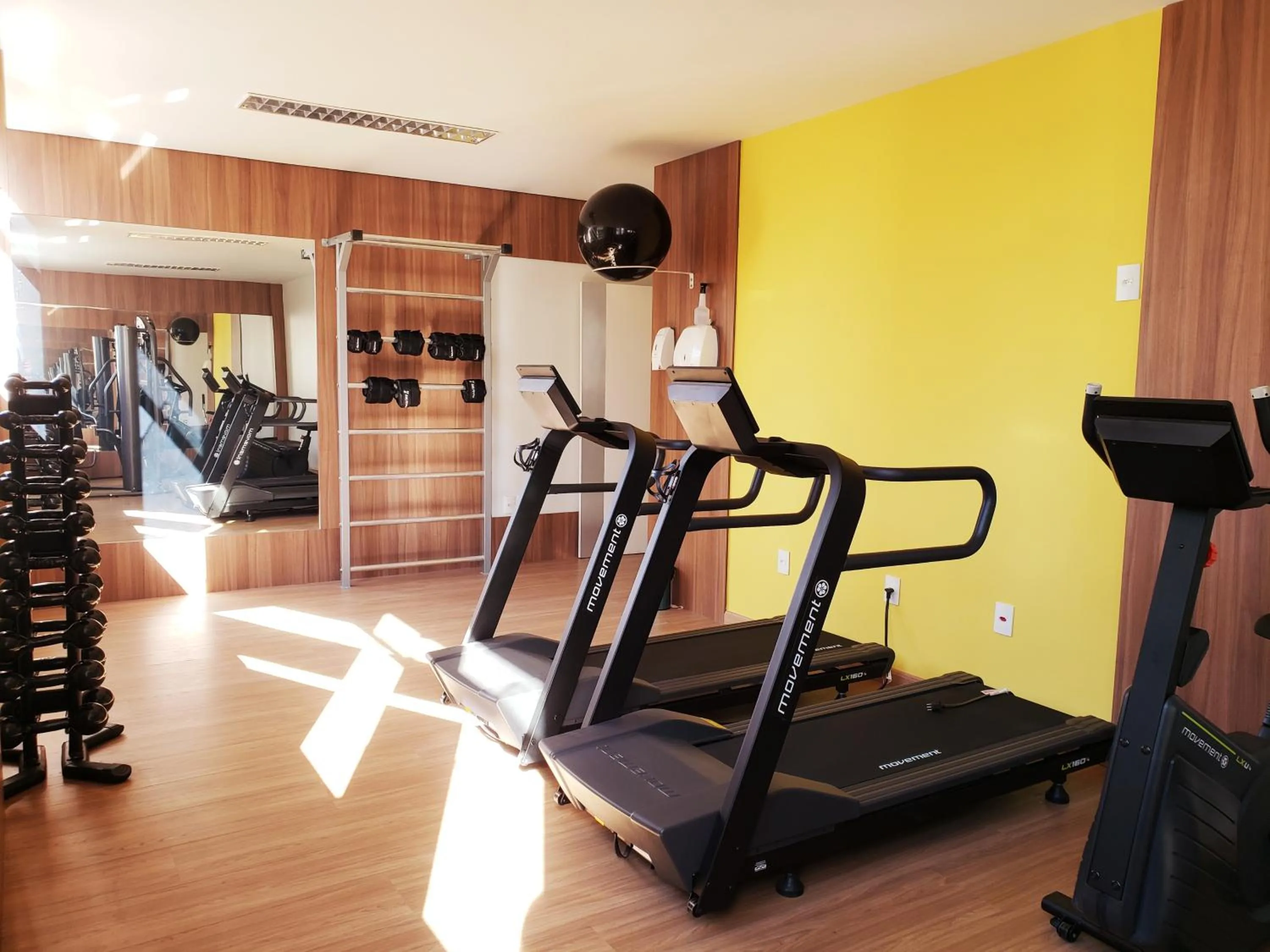 Fitness centre/facilities in Alfa Hotel
