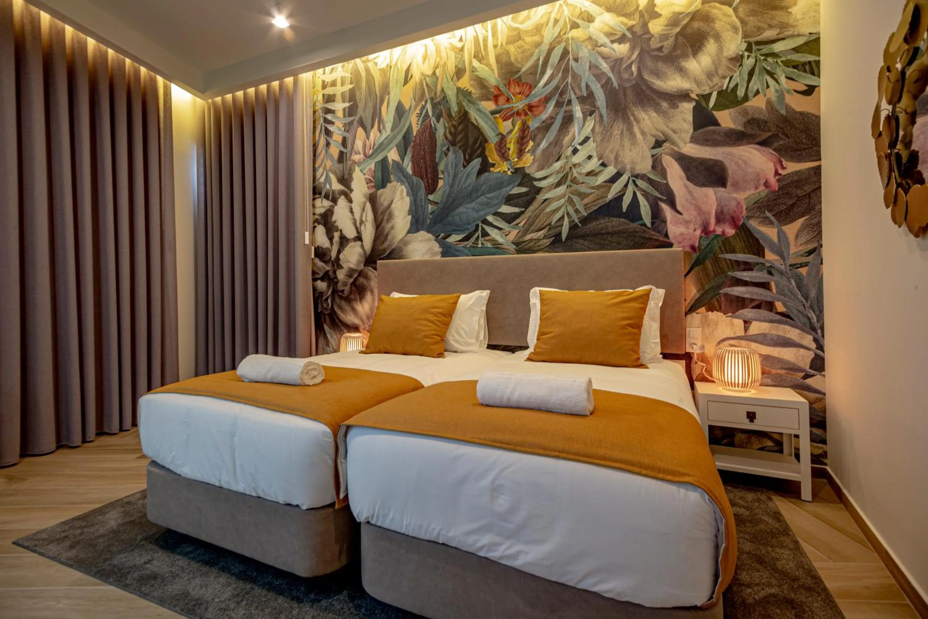 Bed in Guest House Jacarandá Faro