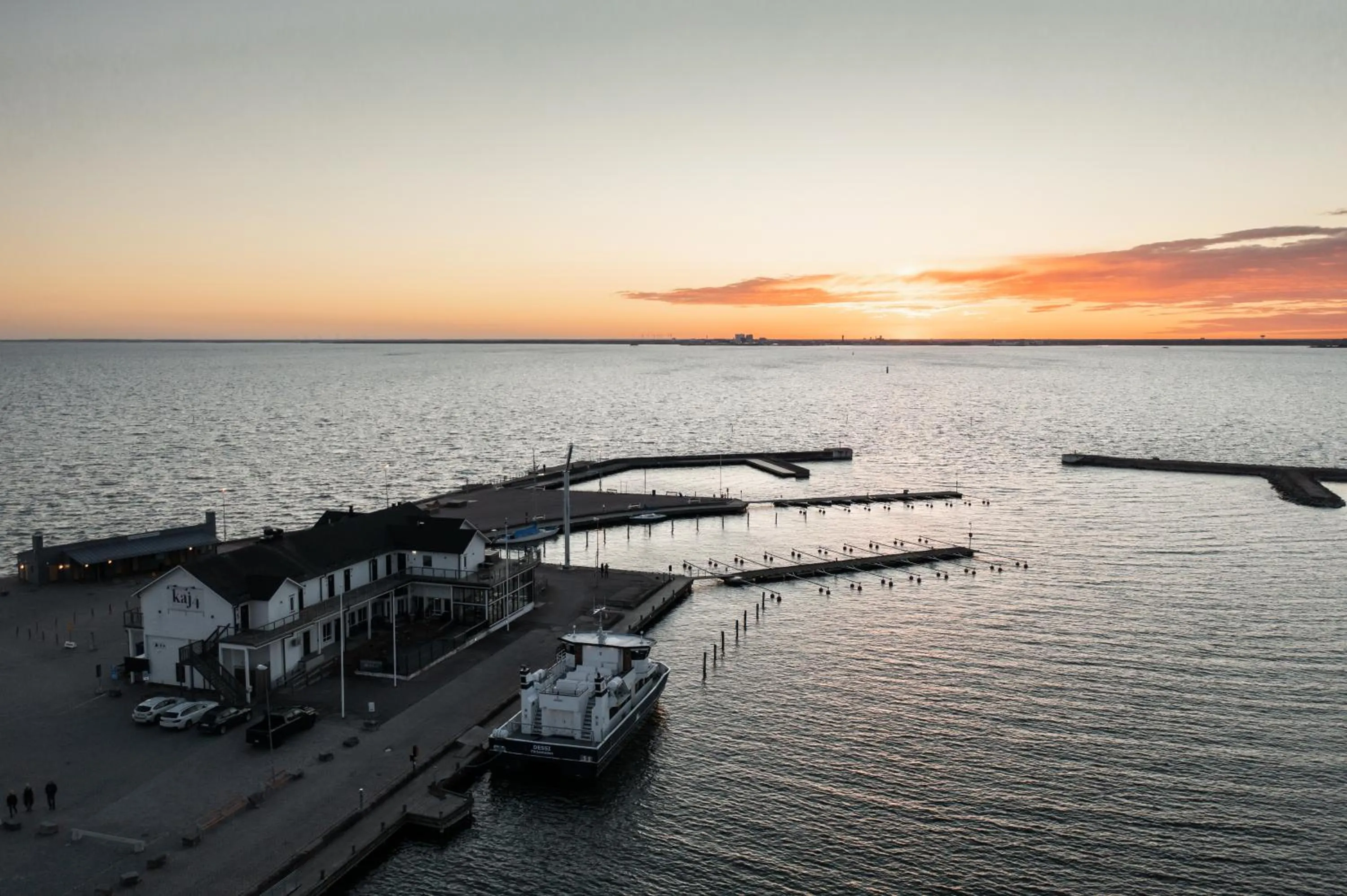Sunset in Hotell Hamnen