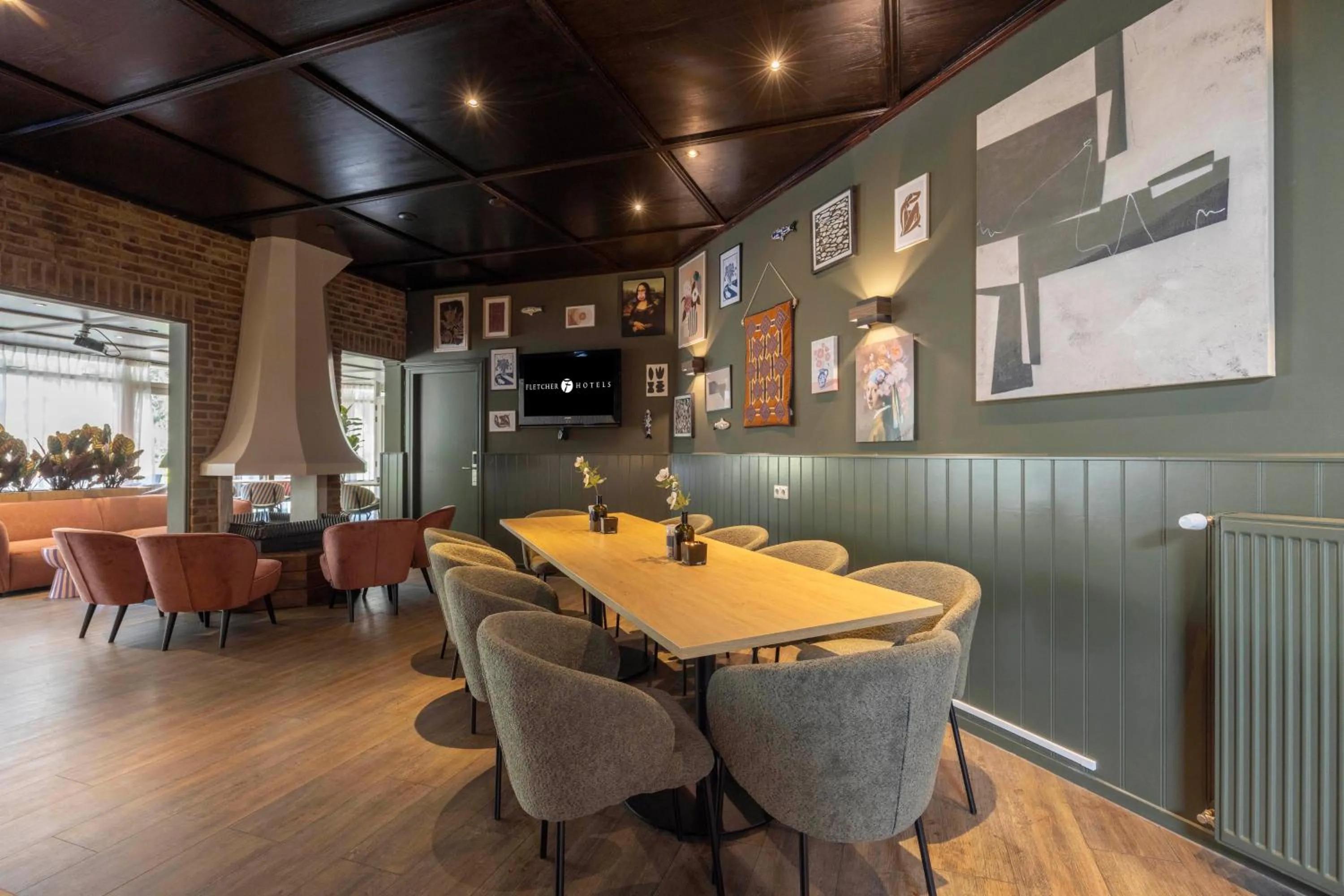 Lounge or bar in Fletcher Hotel Restaurant Victoria-Hoenderloo