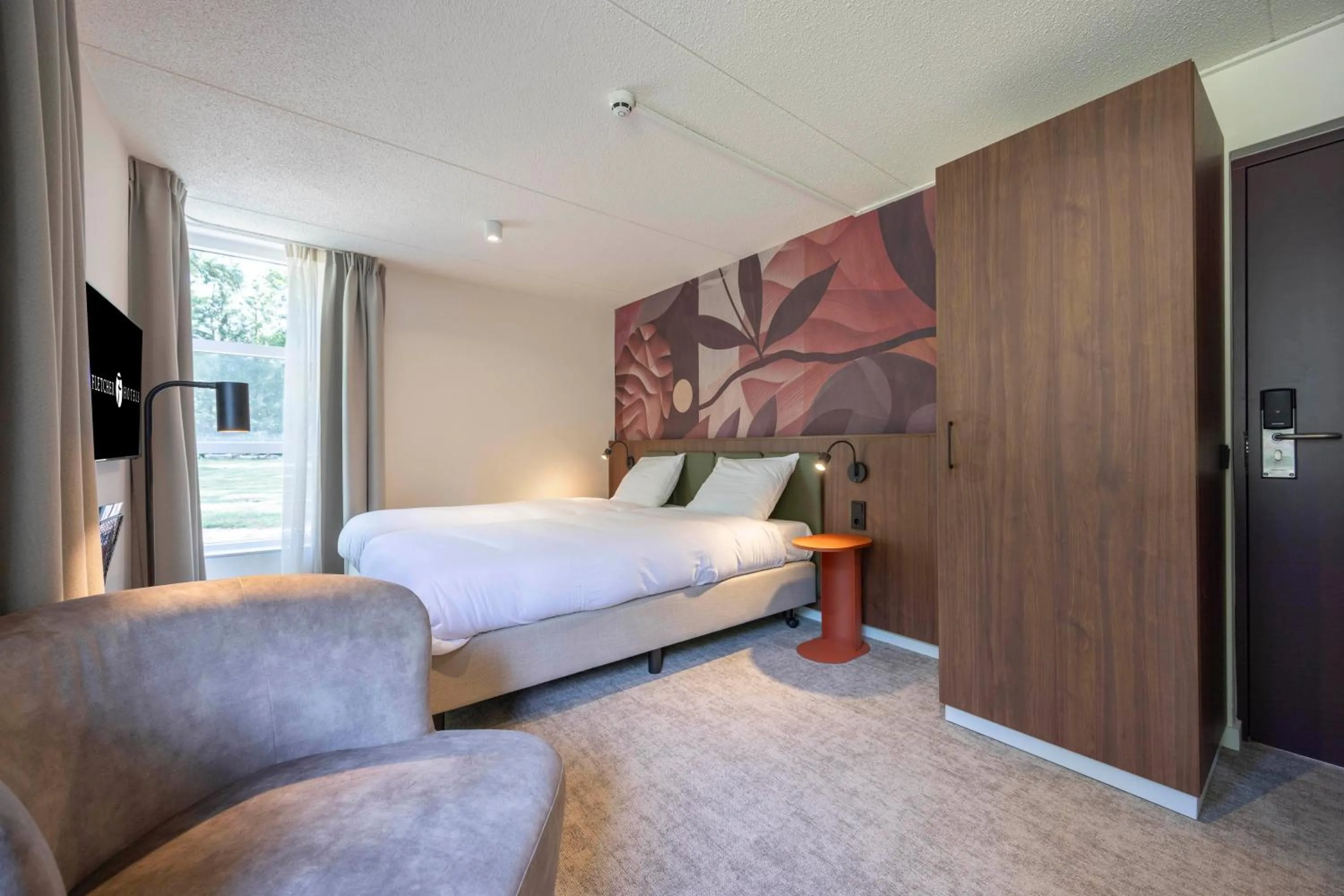 Bedroom, Bed in Fletcher Hotel Restaurant Victoria-Hoenderloo