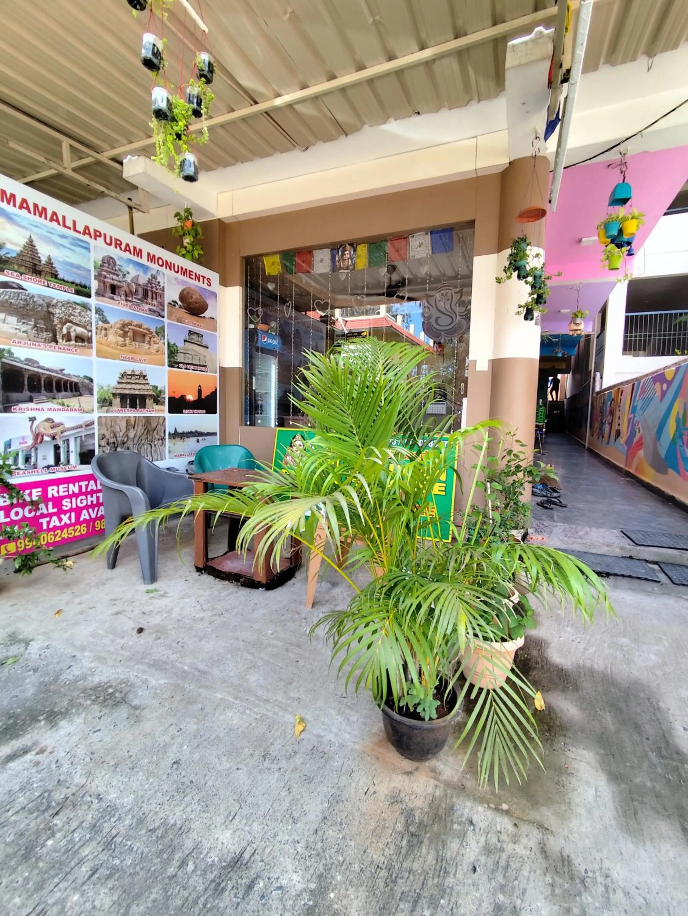 Garden view in Sri Murugan Beach Paradise Hotel