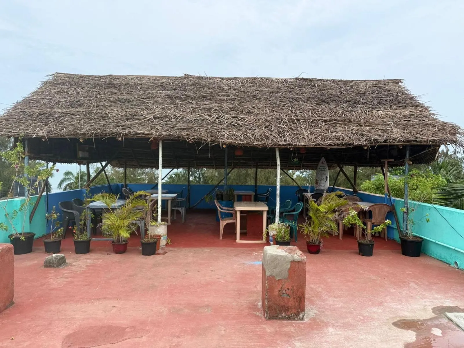 Patio in Sri Murugan Beach Paradise Hotel