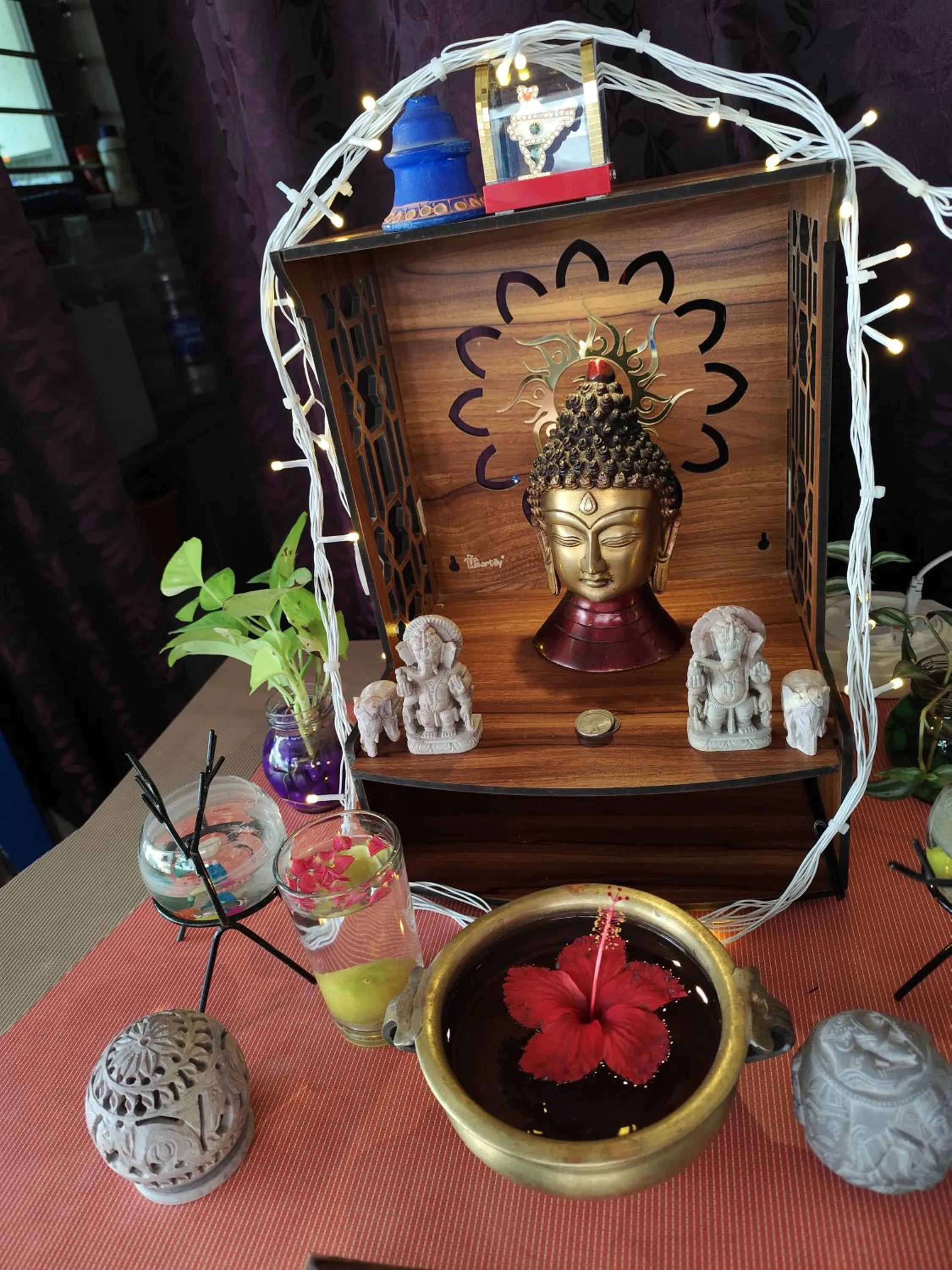 Decorative detail in Sri Murugan Beach Paradise Hotel