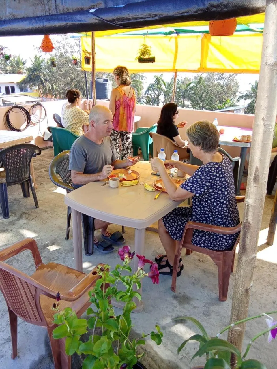 Balcony/Terrace in Sri Murugan Beach Paradise Hotel