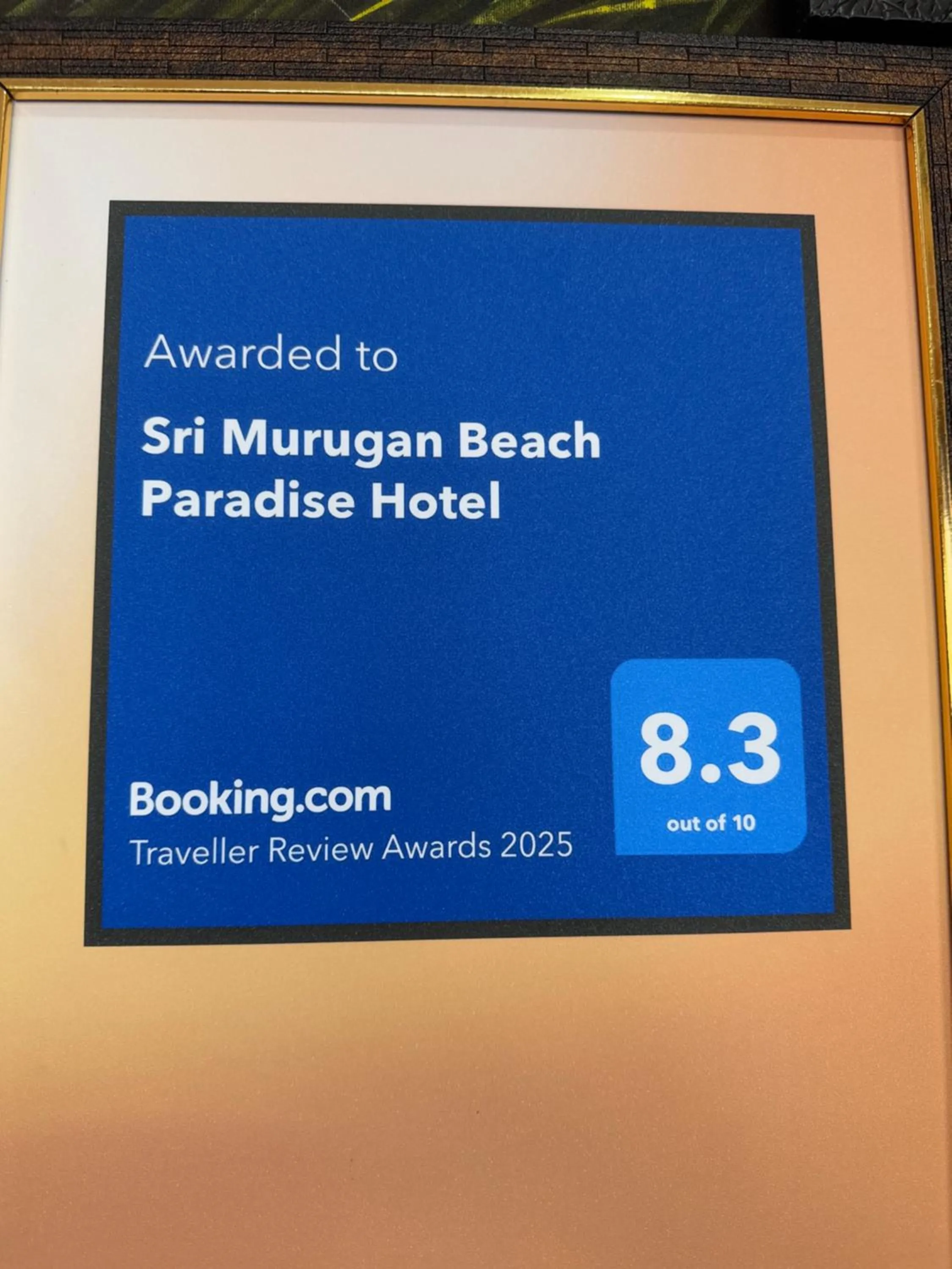 Logo/Certificate/Sign in Sri Murugan Beach Paradise Hotel