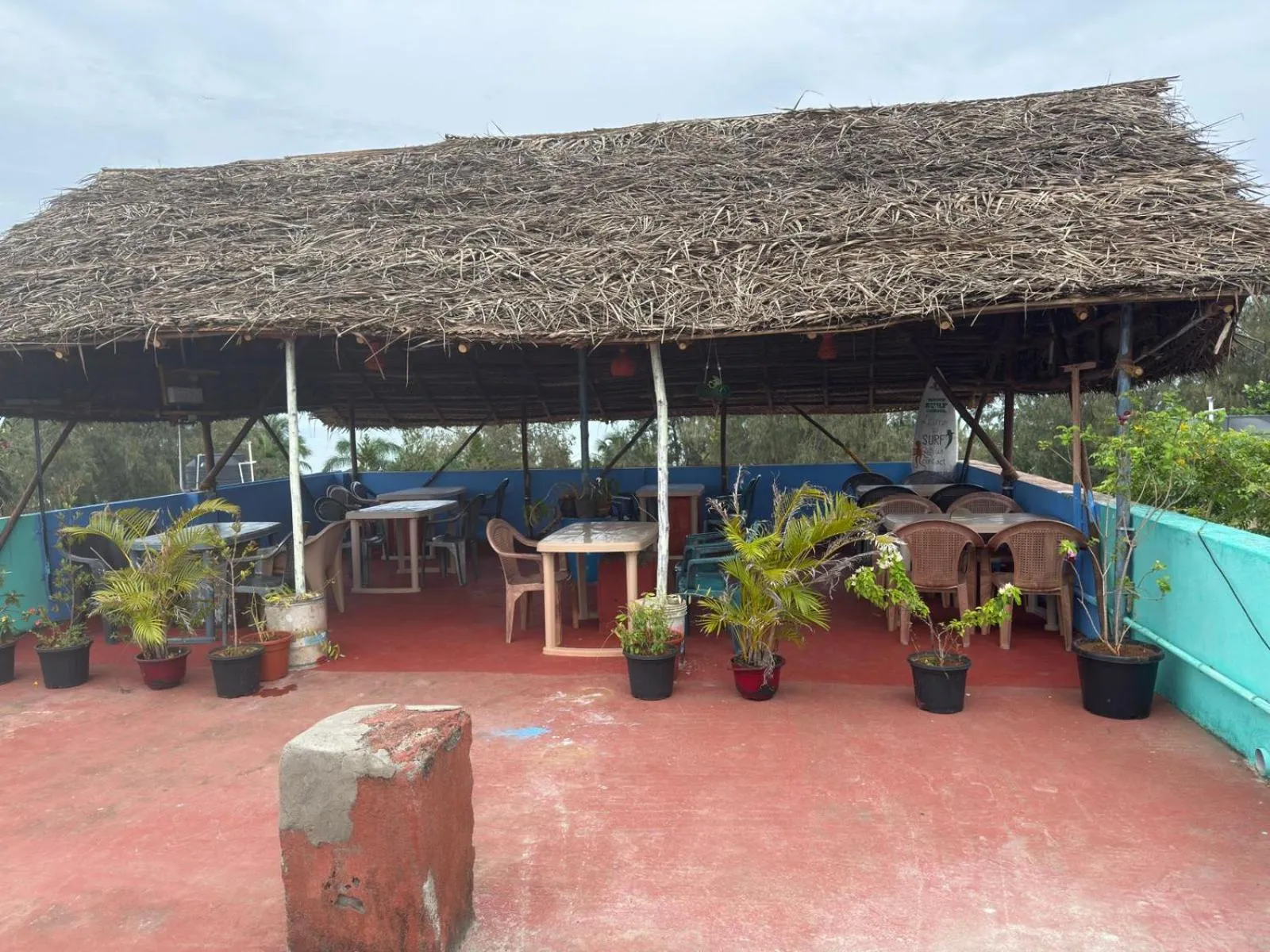 Patio in Sri Murugan Beach Paradise Hotel