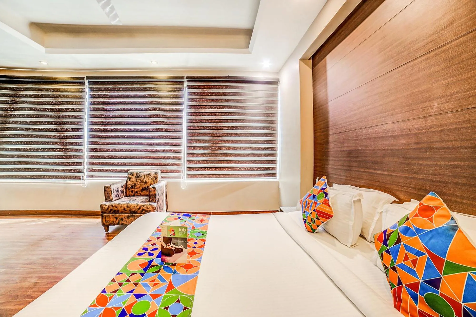 Bed in FabHotel Aqua