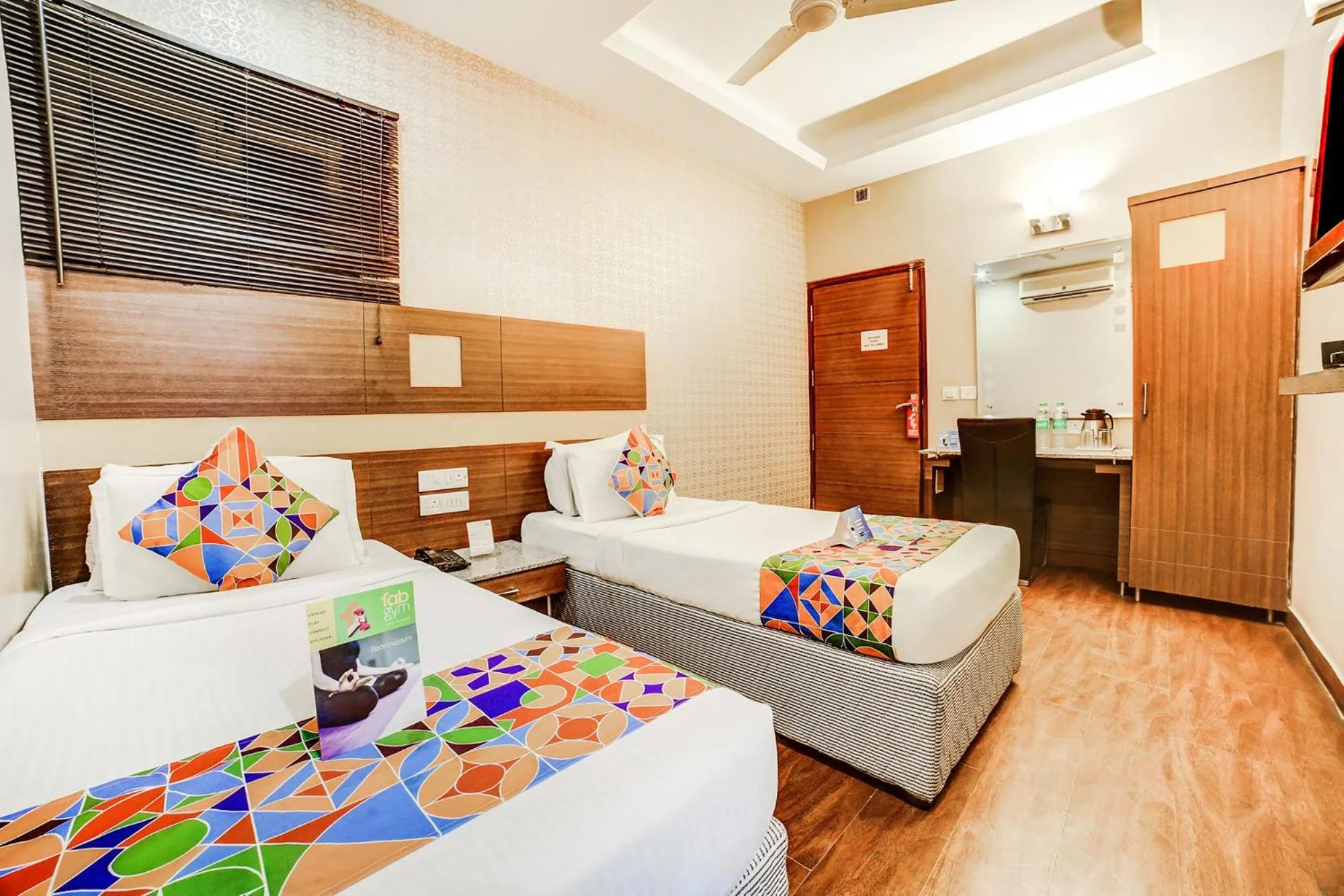 Bed in FabHotel Aqua