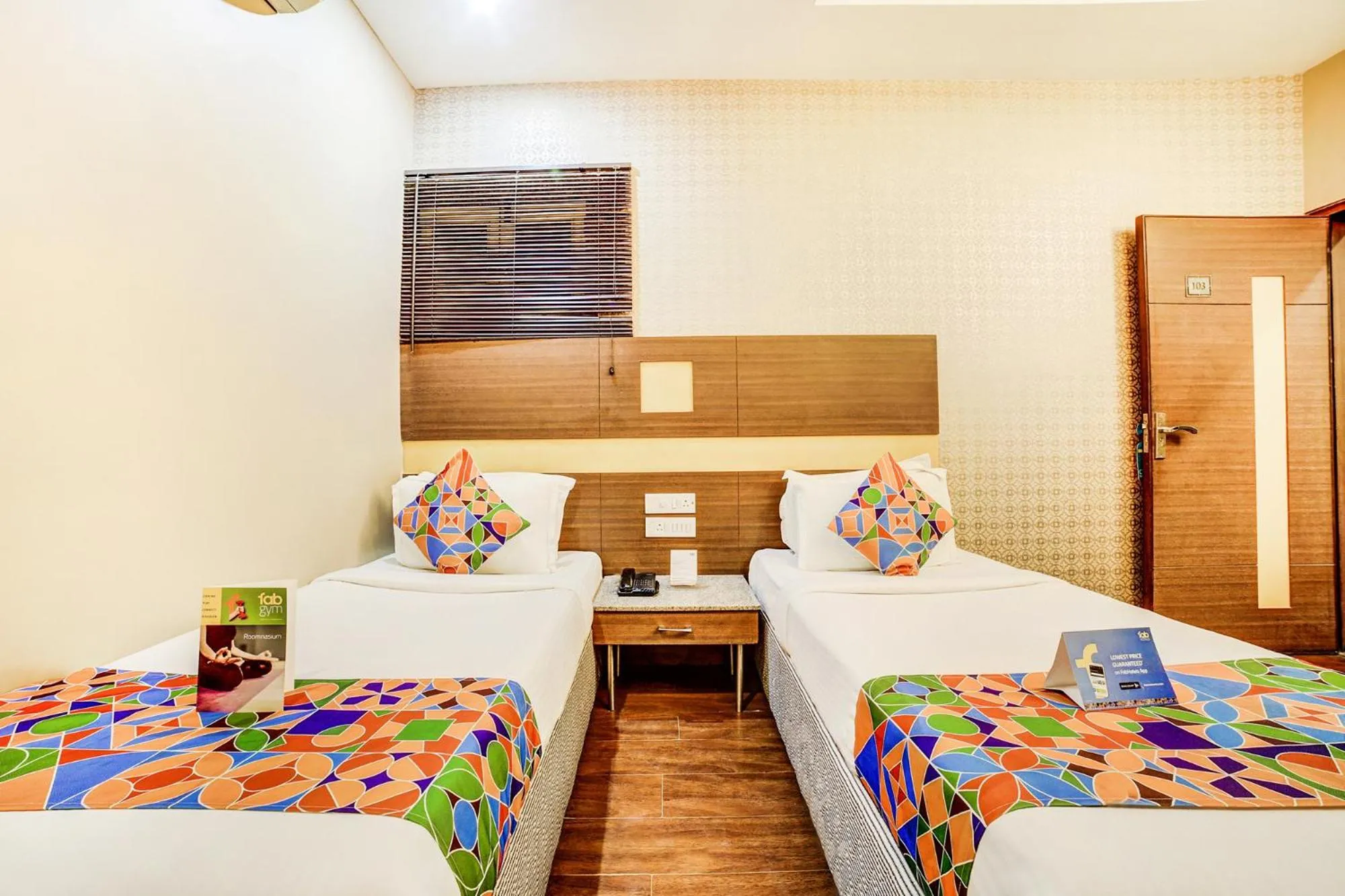 Bed in FabHotel Aqua