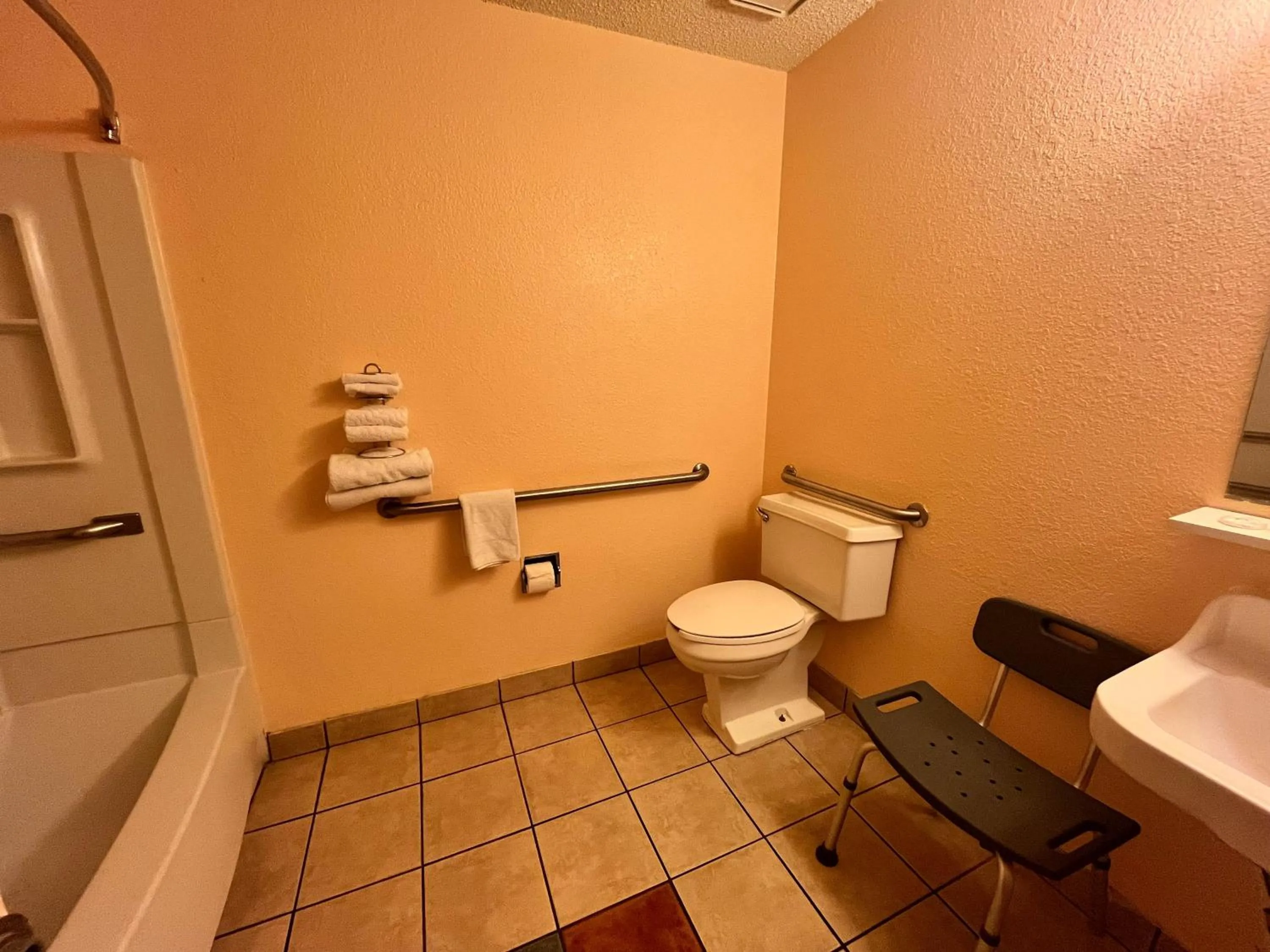Bathroom in Super 8 by Wyndham Deming NM