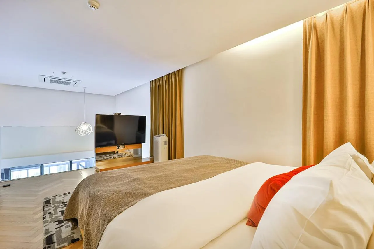 Bedroom, Bed in js 부티크 호텔 동탄