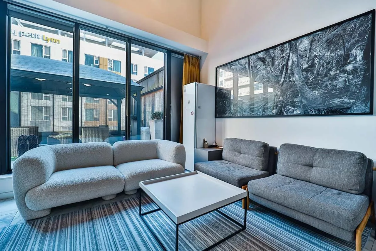 Living room in js 부티크 호텔 동탄