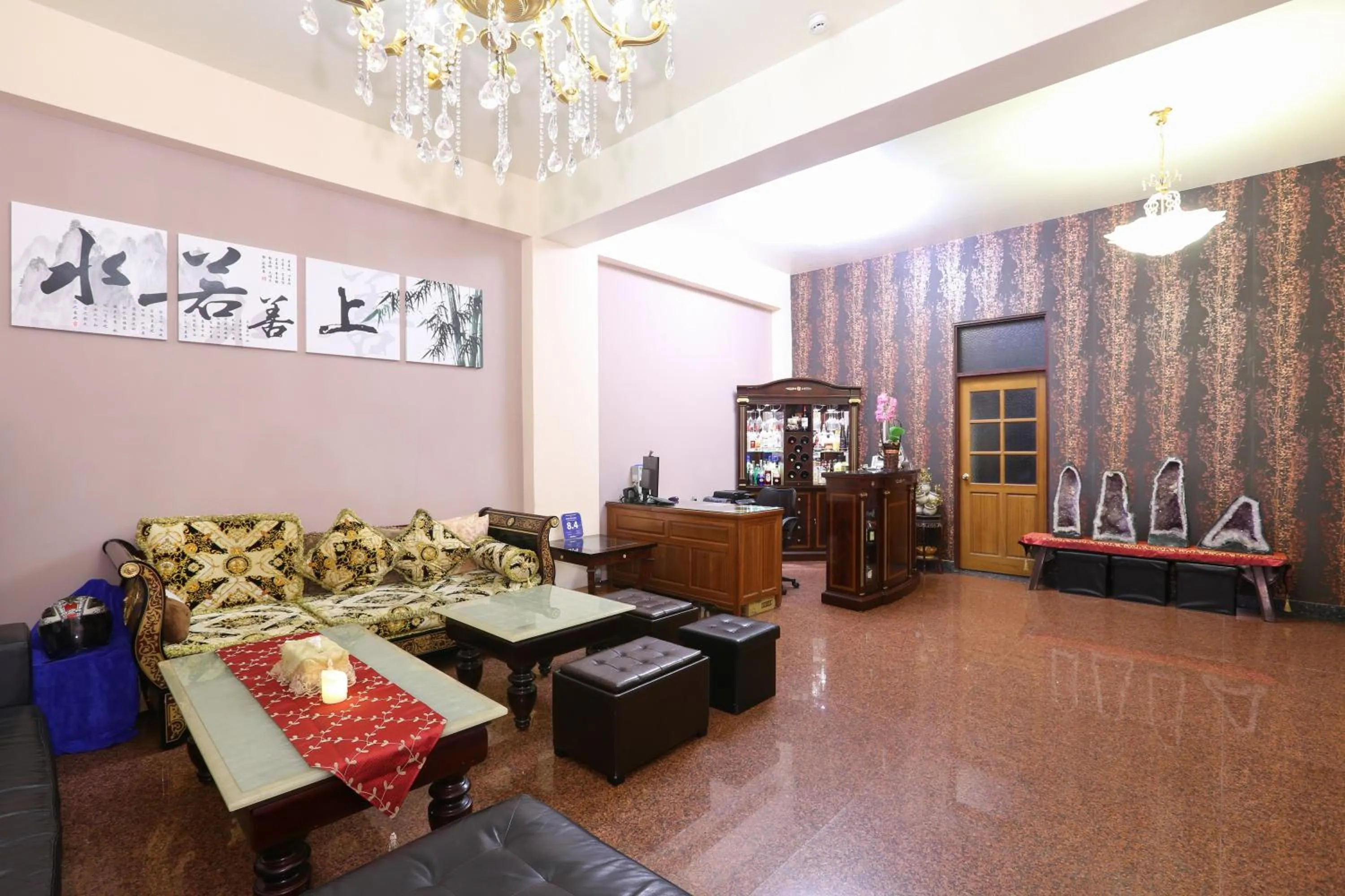 Lobby or reception in Mozhu B&B