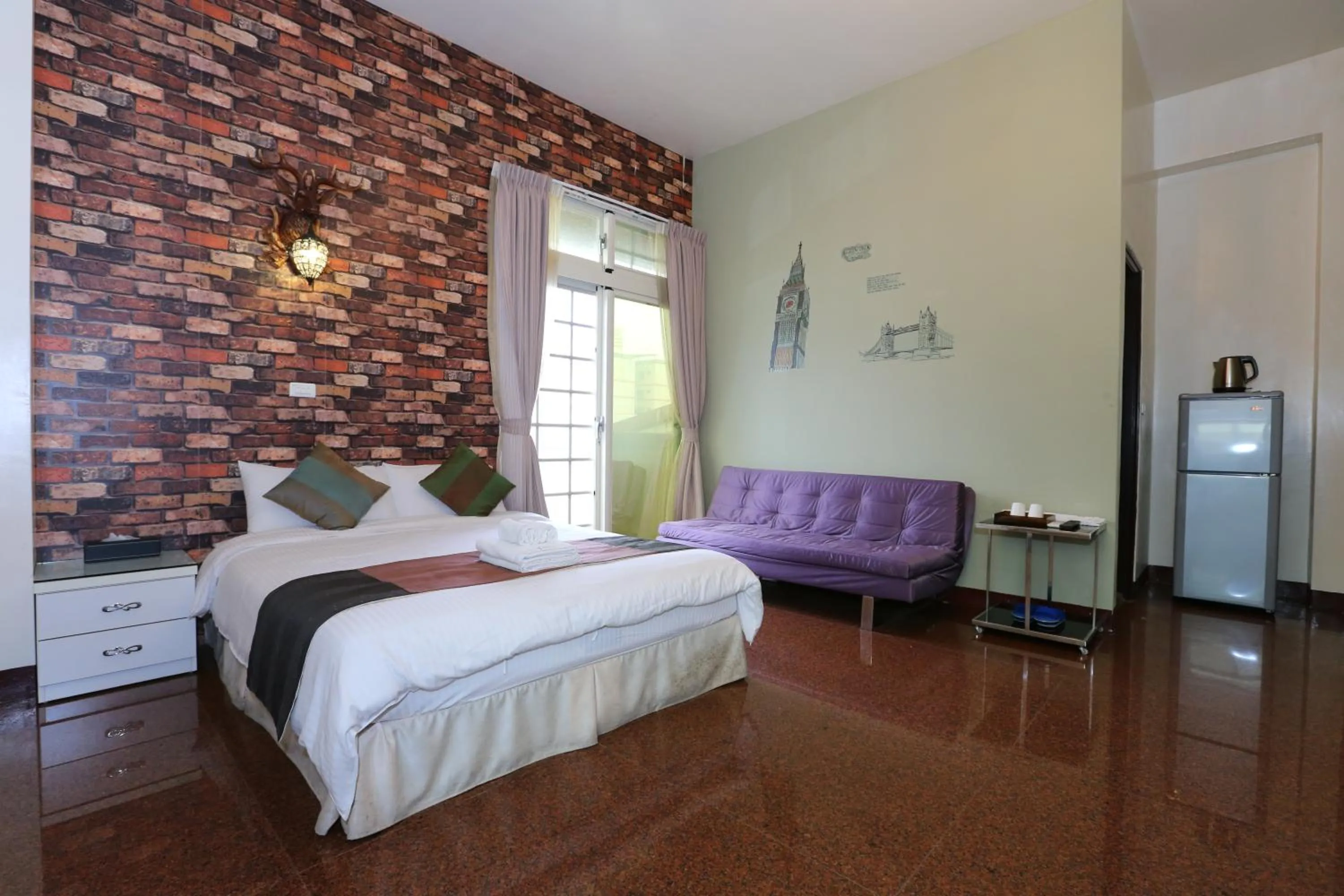 Photo of the whole room, Bed in Mozhu B&B