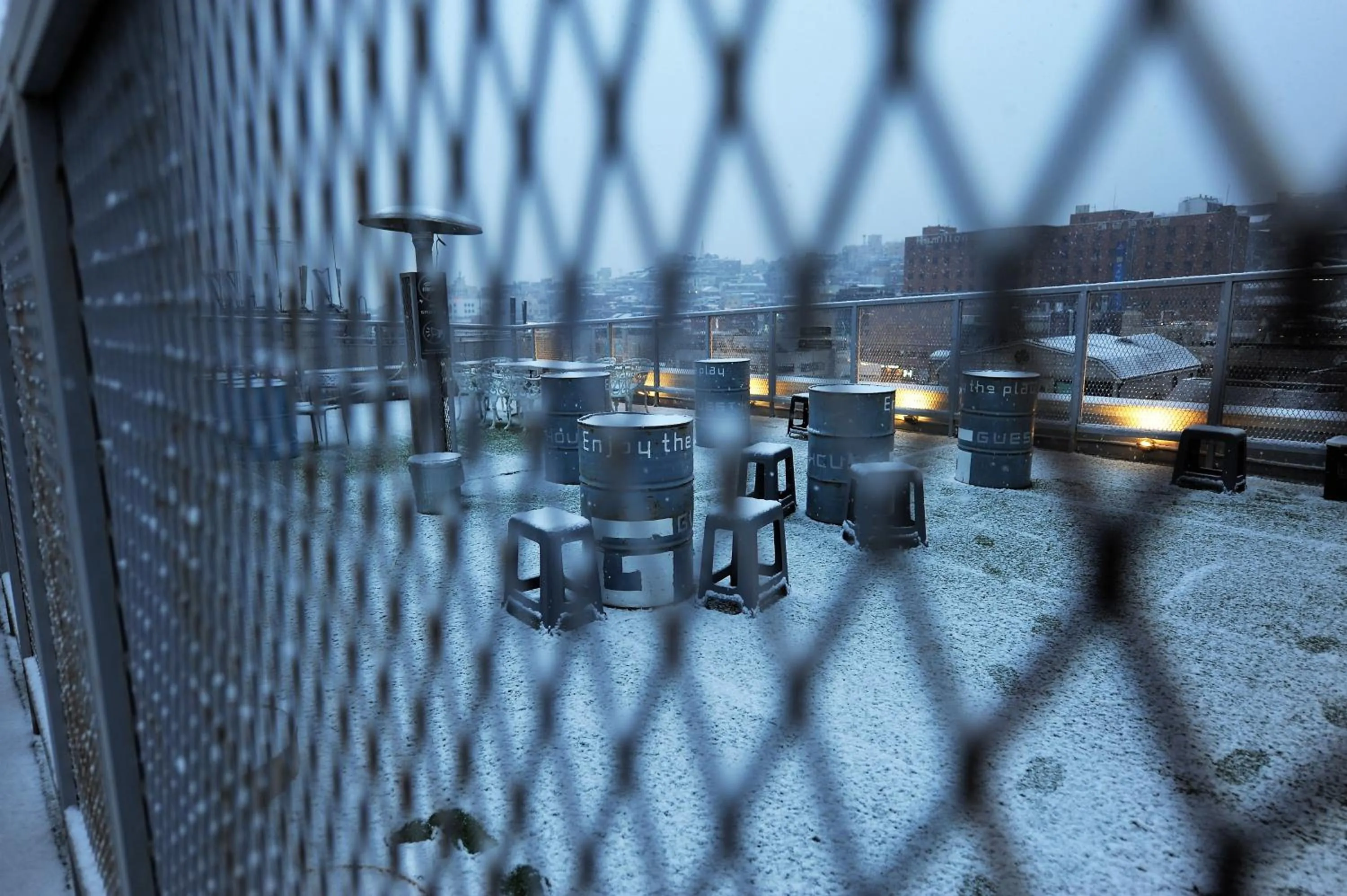 Seating area in G Guesthouse Itaewon In Seoul