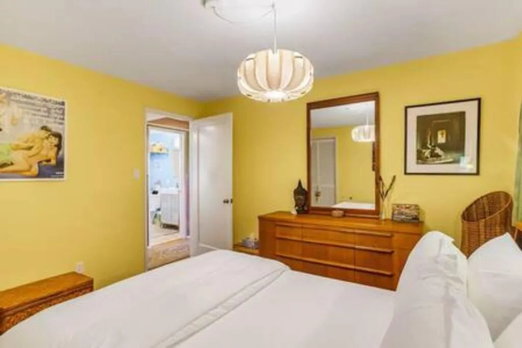 Bed in Boho Bliss Bungalow