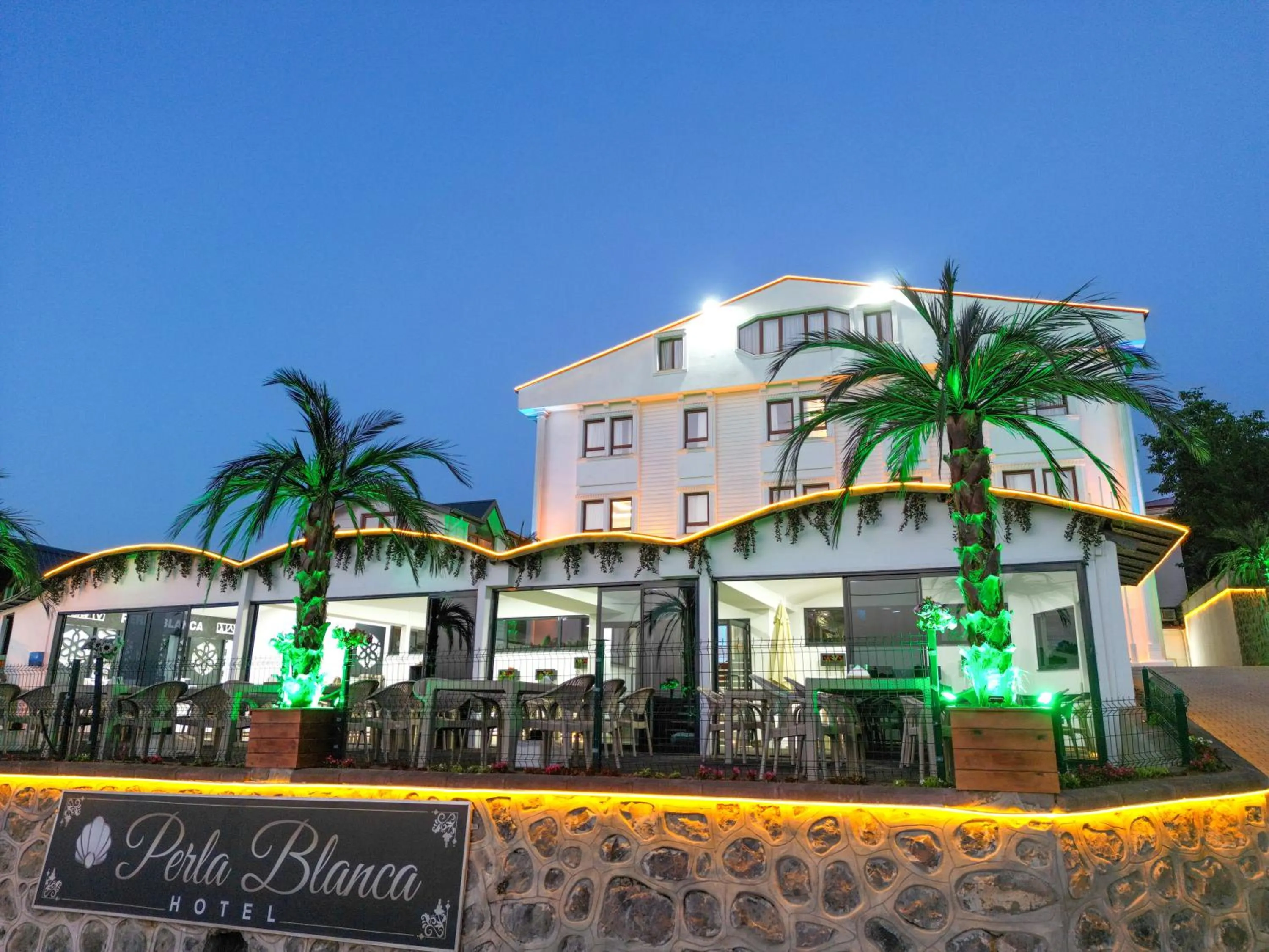 Property building in Perla Blanca Hotel