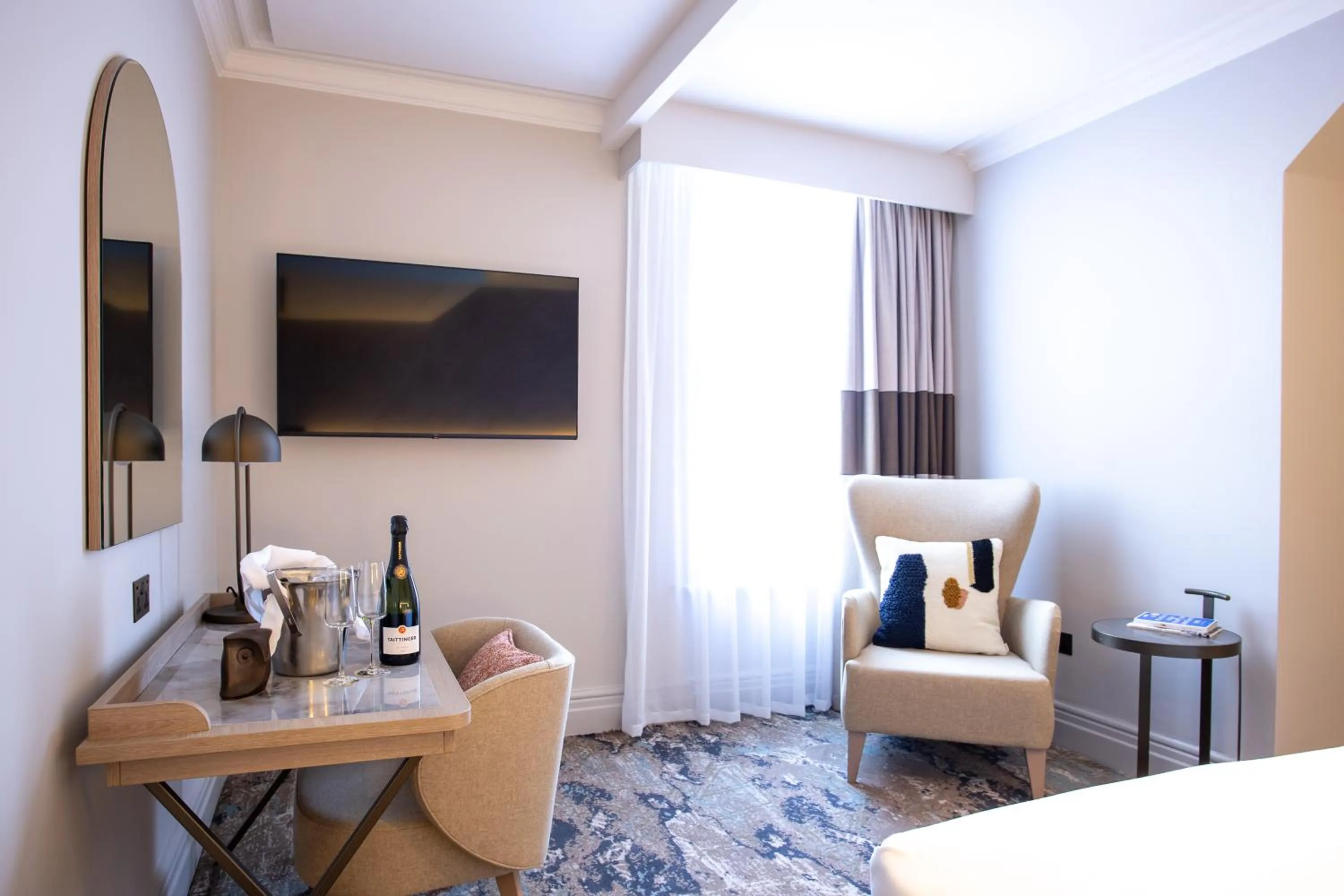 Seating area in The Met Hotel Leeds - Newly Refurbished