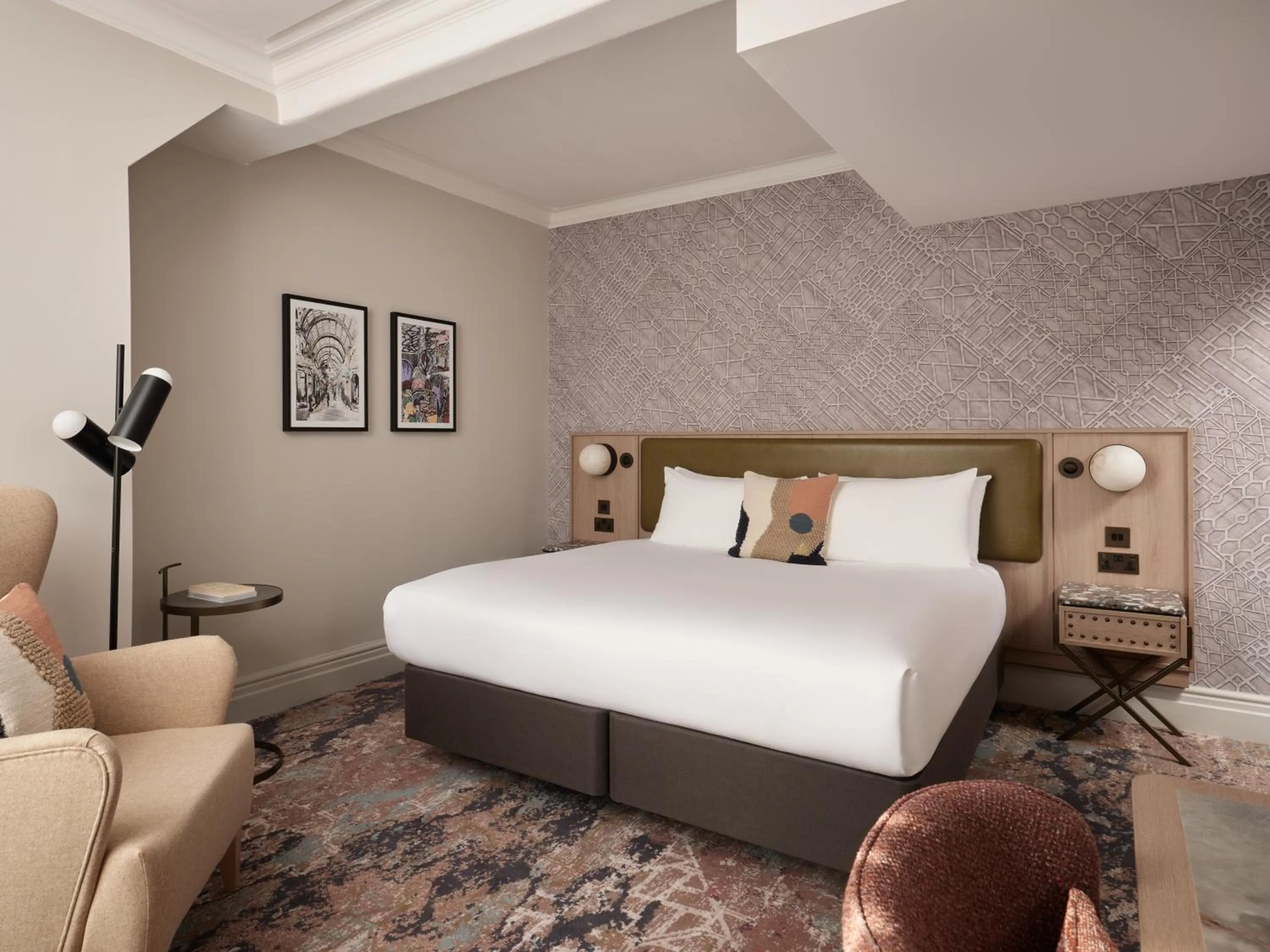 Bedroom, Bed in The Met Hotel Leeds - Newly Refurbished