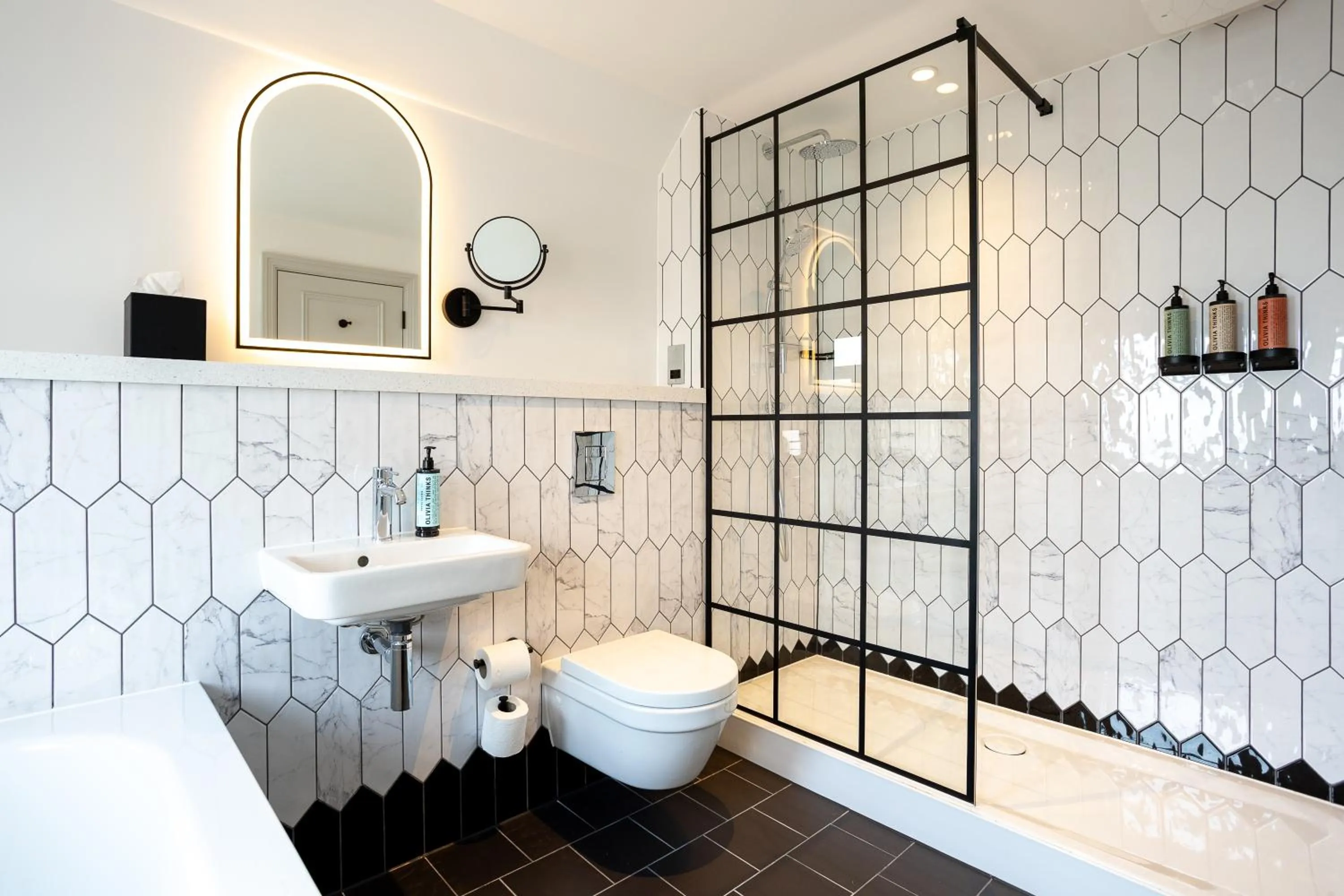 Bathroom in The Met Hotel Leeds - Newly Refurbished