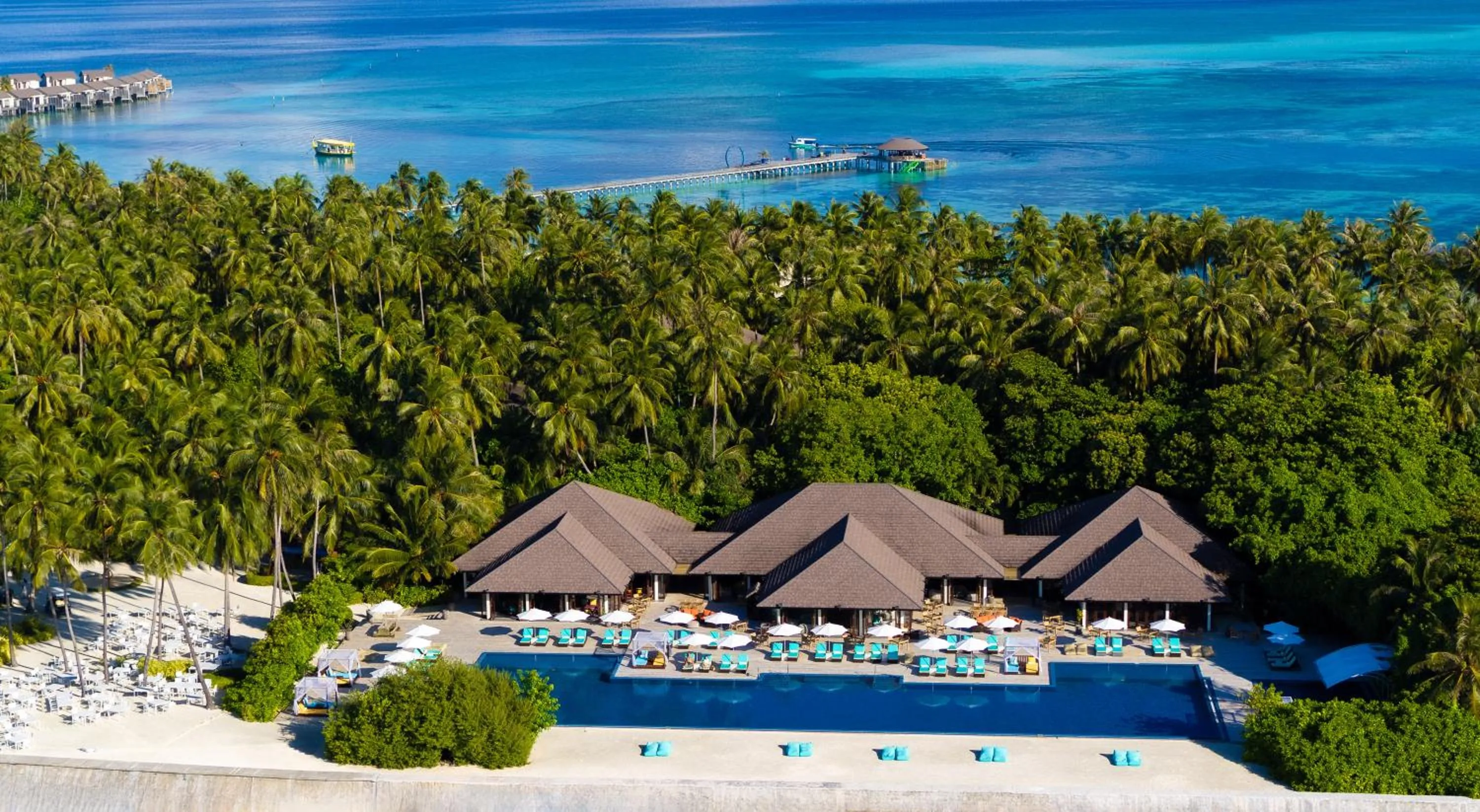 Bird's eye view in Atmosphere Kanifushi - Premium All Inclusive with Free Transfers